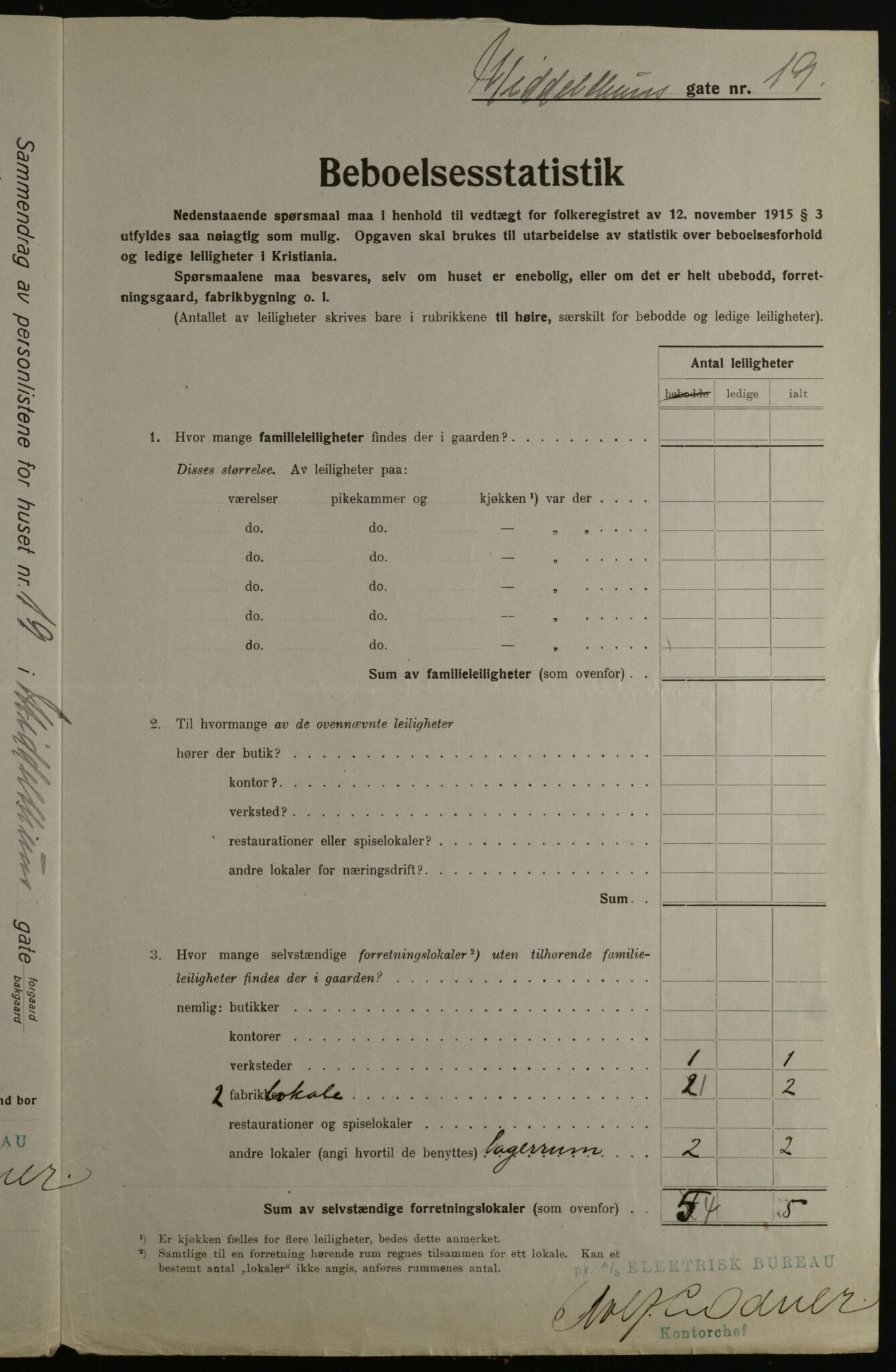 OBA, Municipal Census 1923 for Kristiania, 1923, p. 72352