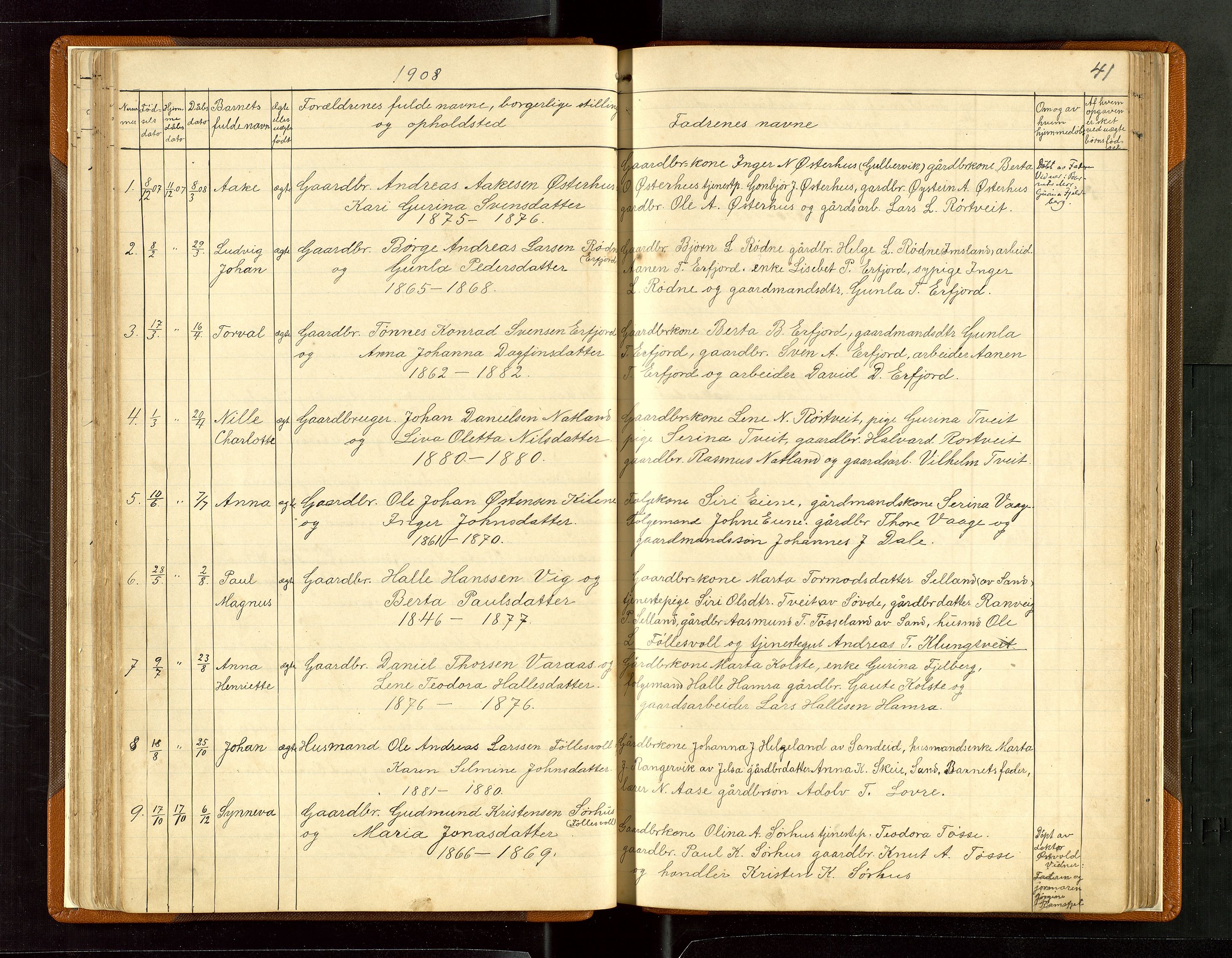 Jelsa sokneprestkontor, SAST/A-101842/01/V: Parish register (copy) no. B 6, 1890-1949, p. 41