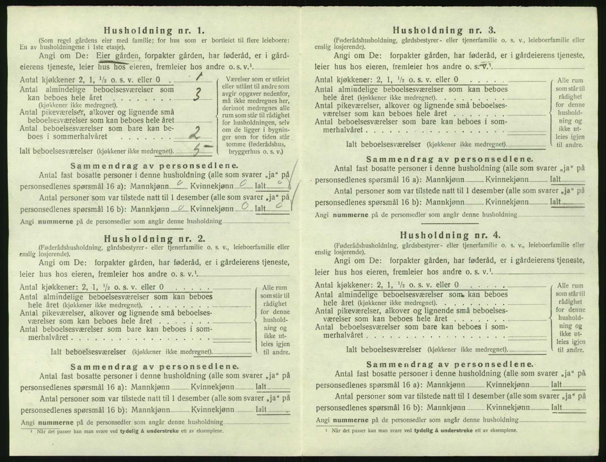 SAST, 1920 census for Høle, 1920, p. 520