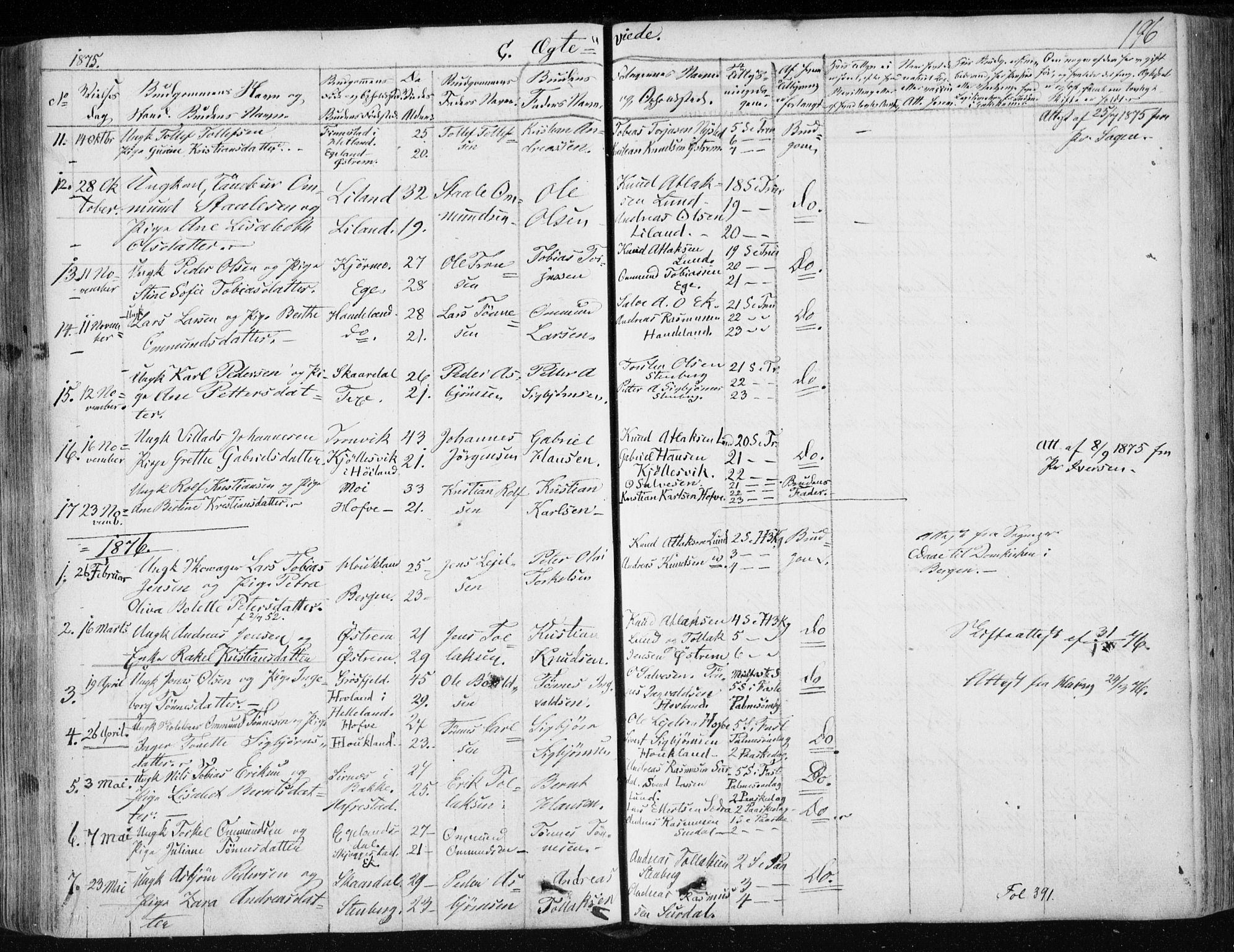 Lund sokneprestkontor, AV/SAST-A-101809/S06/L0009: Parish register (official) no. A 8, 1853-1877, p. 196