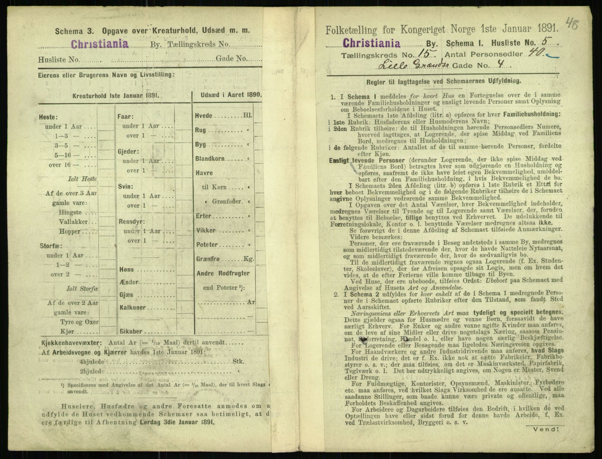 RA, 1891 census for 0301 Kristiania, 1891, p. 6819