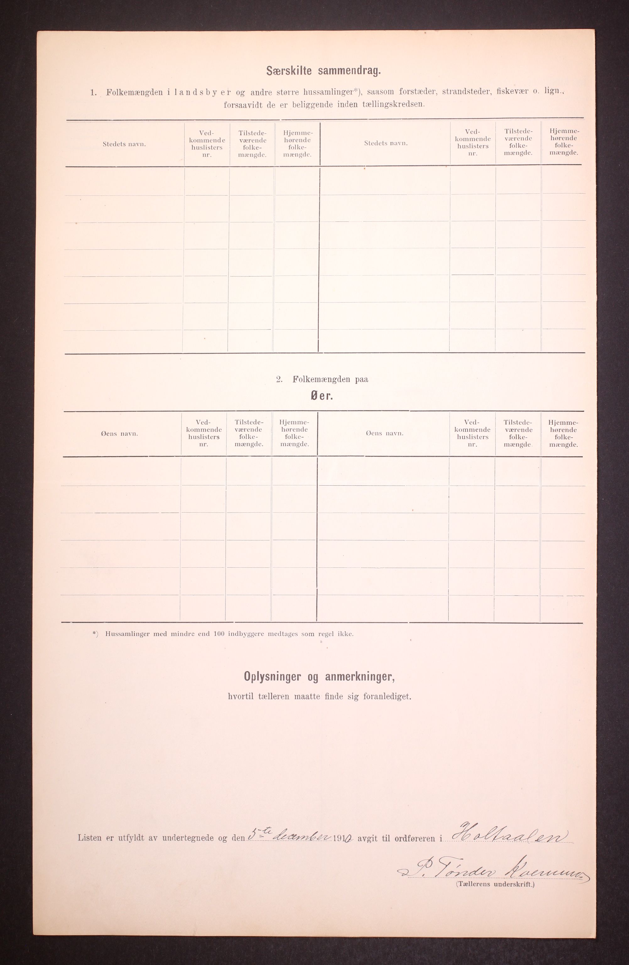 RA, 1910 census for Haltdalen, 1910, p. 9