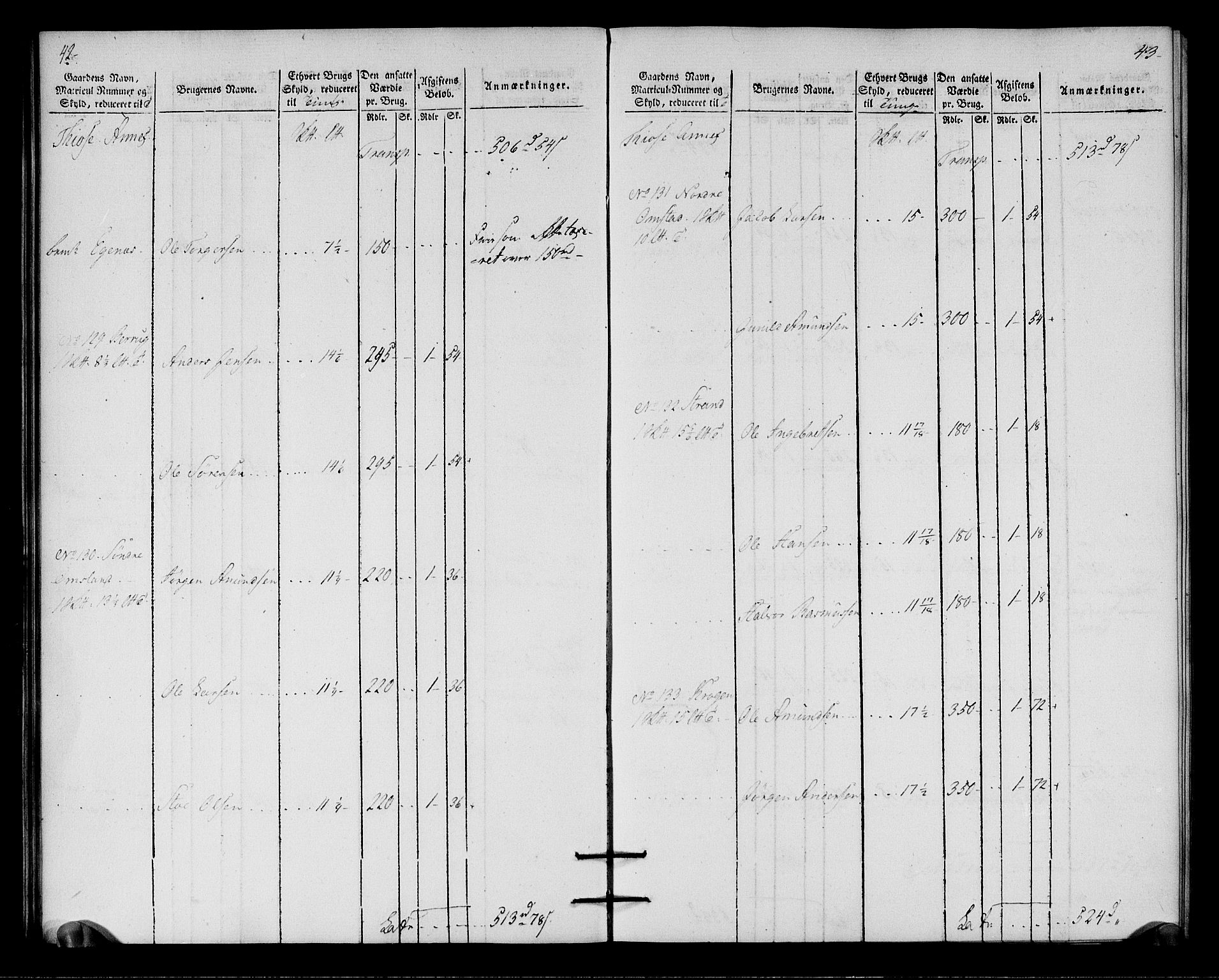 Rentekammeret inntil 1814, Realistisk ordnet avdeling, RA/EA-4070/N/Ne/Nea/L0179: Larvik grevskap. Oppebørselsregister, 1803, p. 24