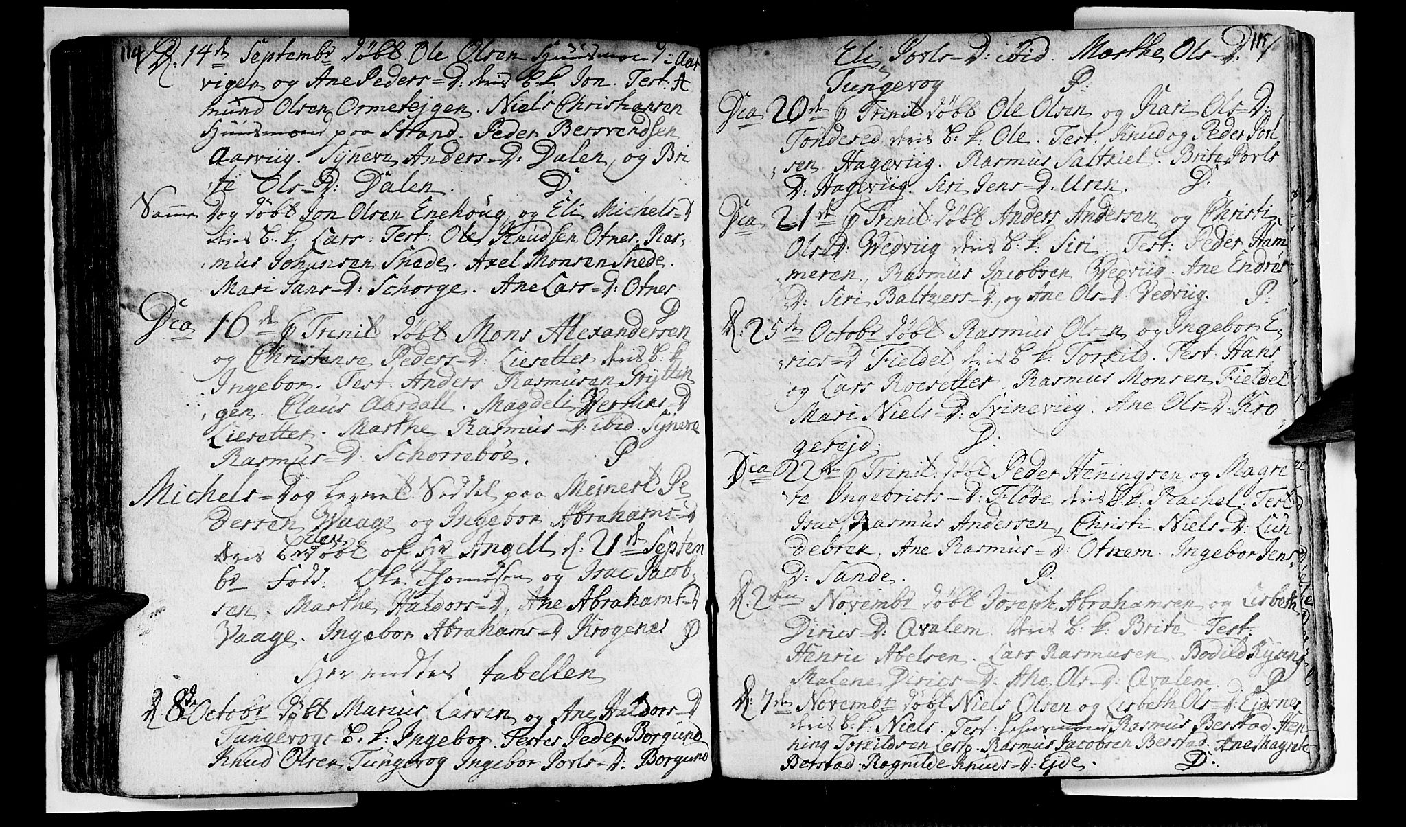 Selje sokneprestembete, AV/SAB-A-99938/H/Ha/Haa/Haaa: Parish register (official) no. A 4, 1743-1759, p. 114-115