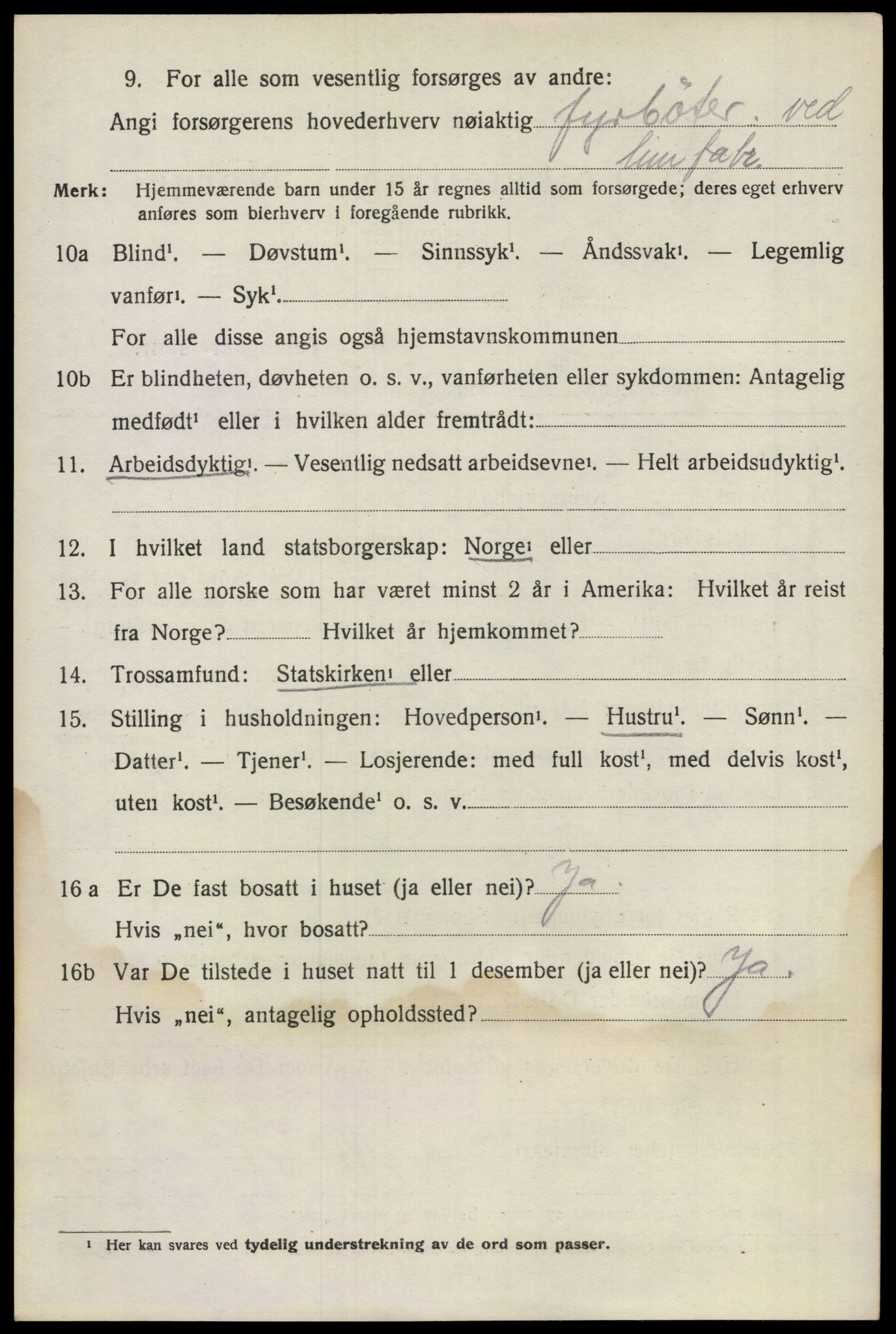 SAO, 1920 census for Lørenskog, 1920, p. 3434