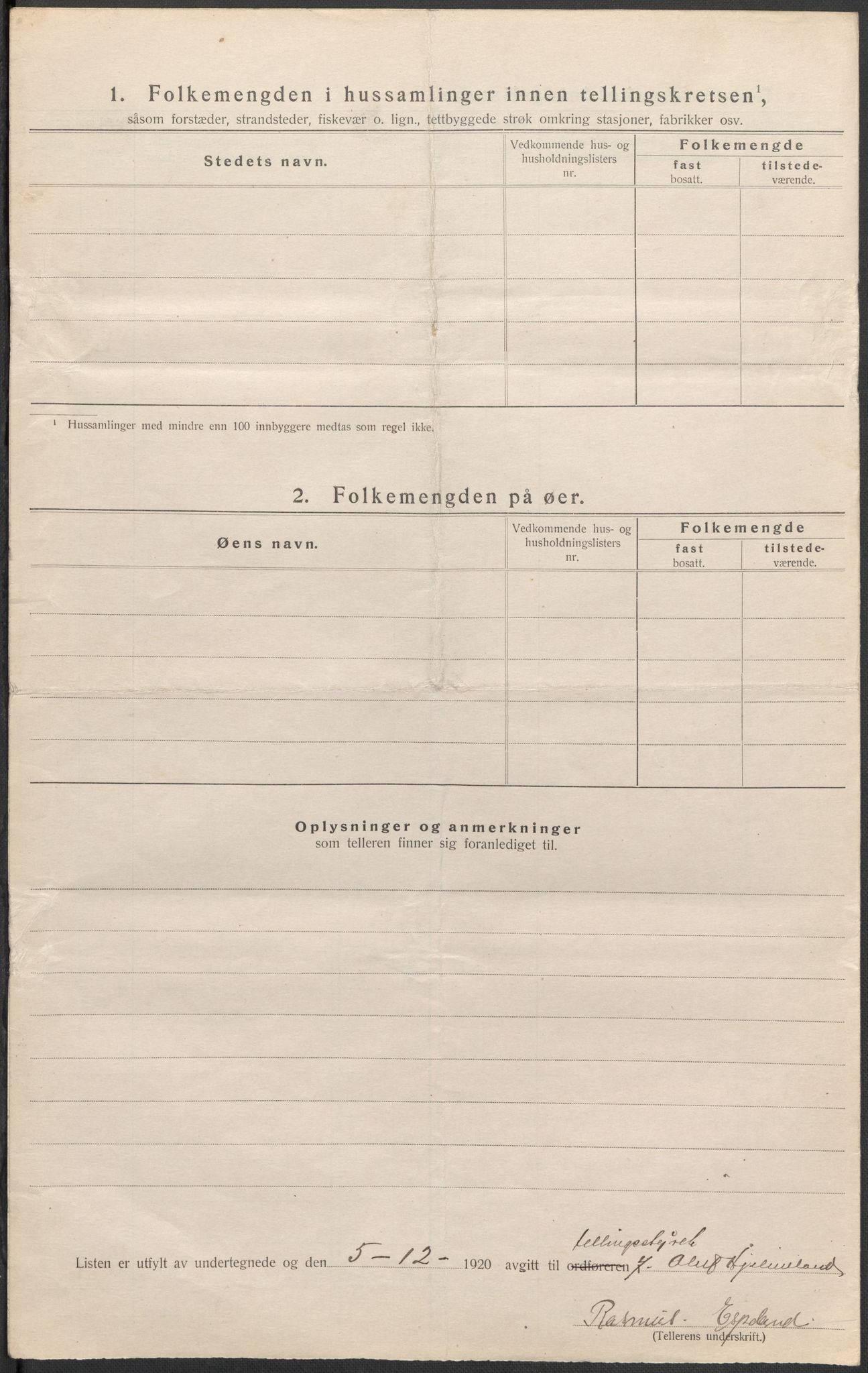 SAB, 1920 census for Gaular, 1920, p. 51