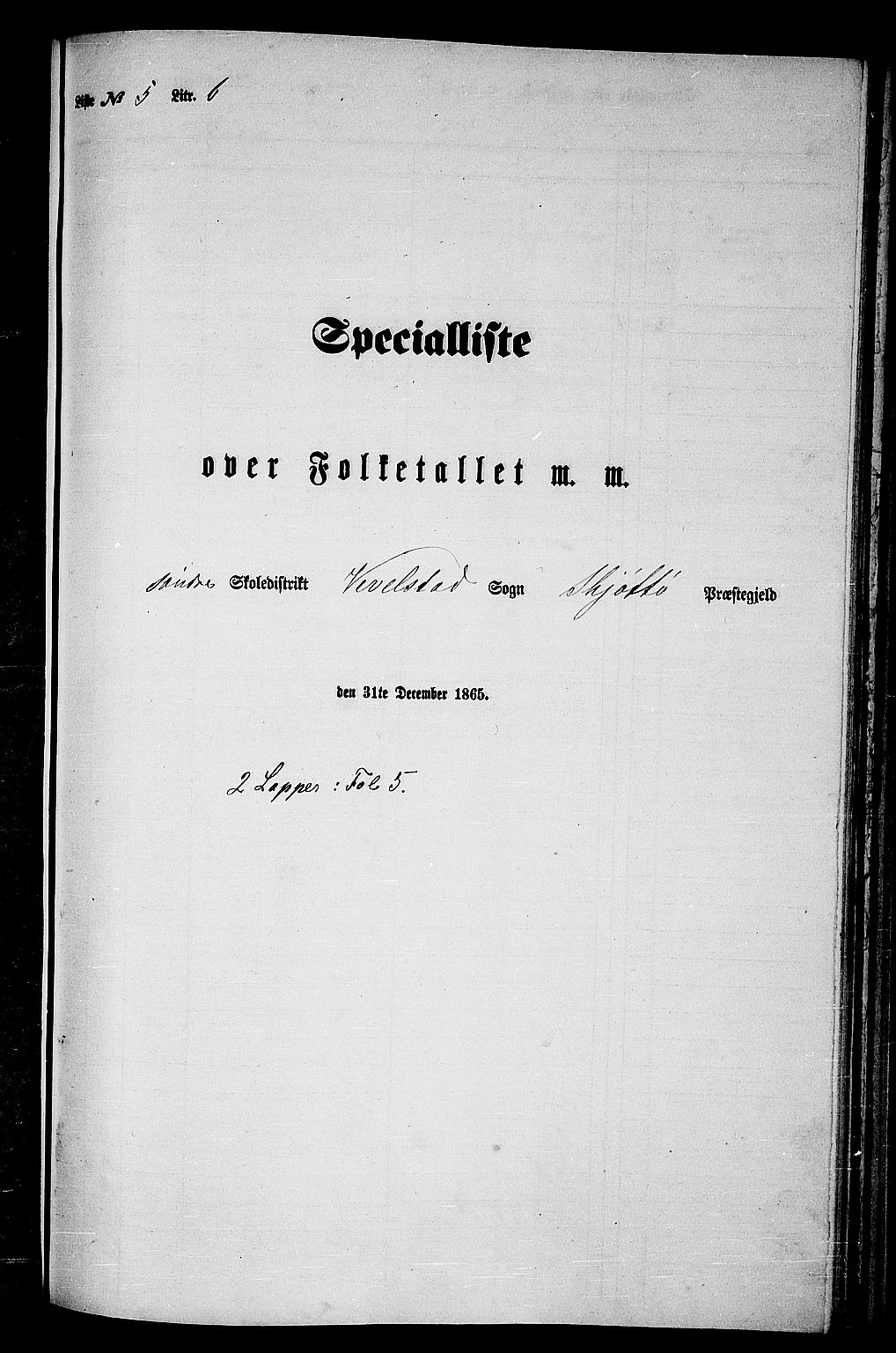RA, 1865 census for Tjøtta, 1865, p. 103