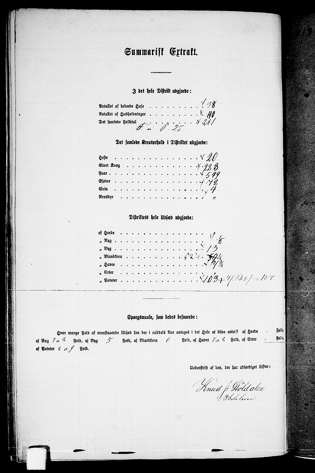 RA, 1865 census for Evje, 1865, p. 153