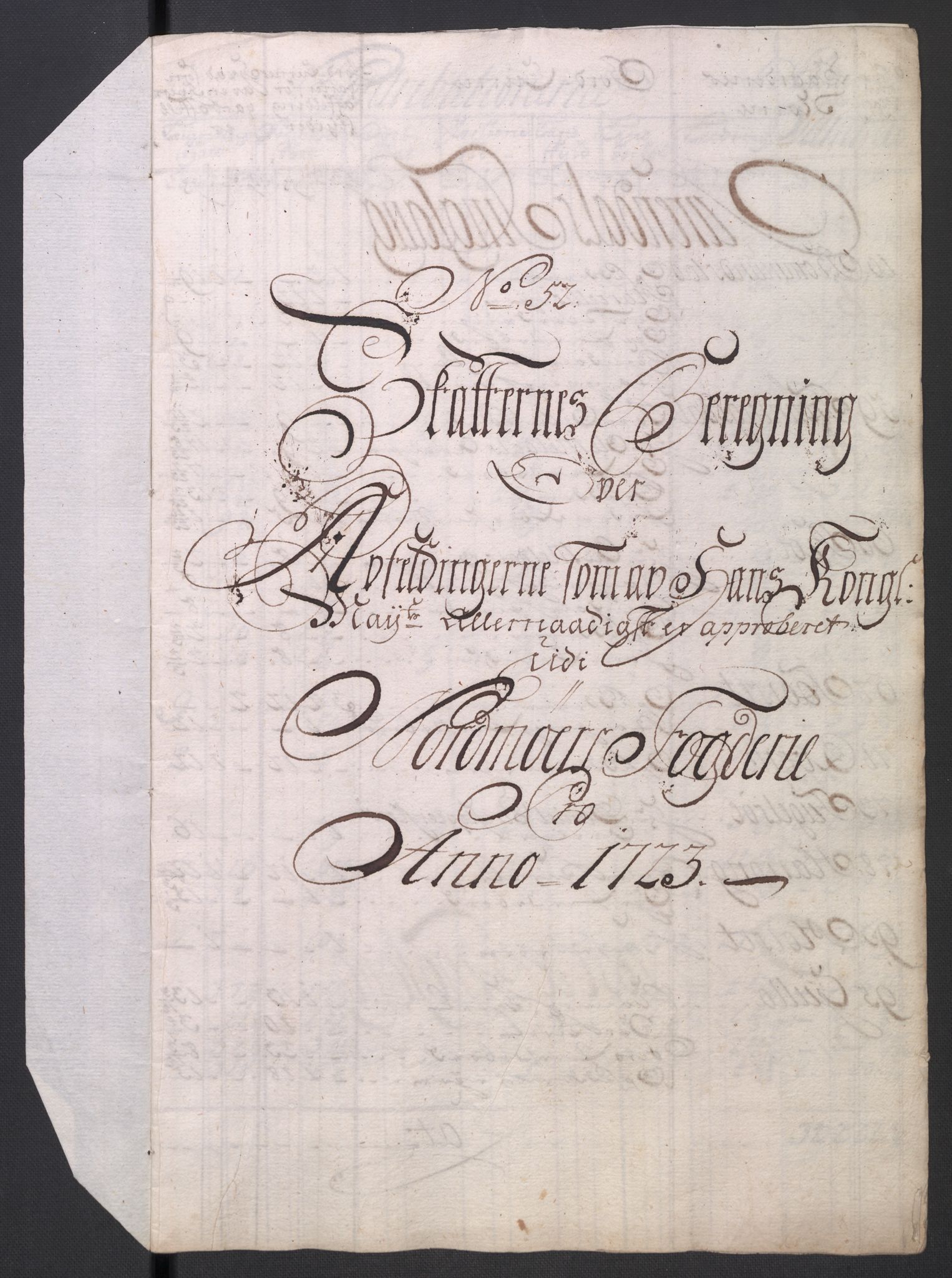 Rentekammeret inntil 1814, Reviderte regnskaper, Fogderegnskap, RA/EA-4092/R56/L3756: Fogderegnskap Nordmøre, 1723, p. 272