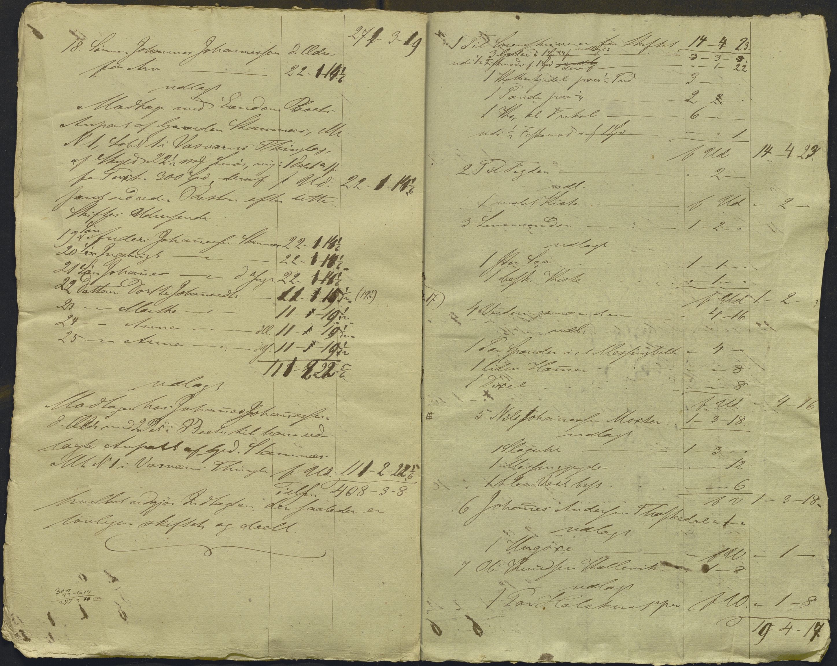 Nordhordland sorenskrivar, AV/SAB-A-2901/1/H/Hd/Hdb/L0001: Konsept til utlodningar, 1850-1852, p. 567