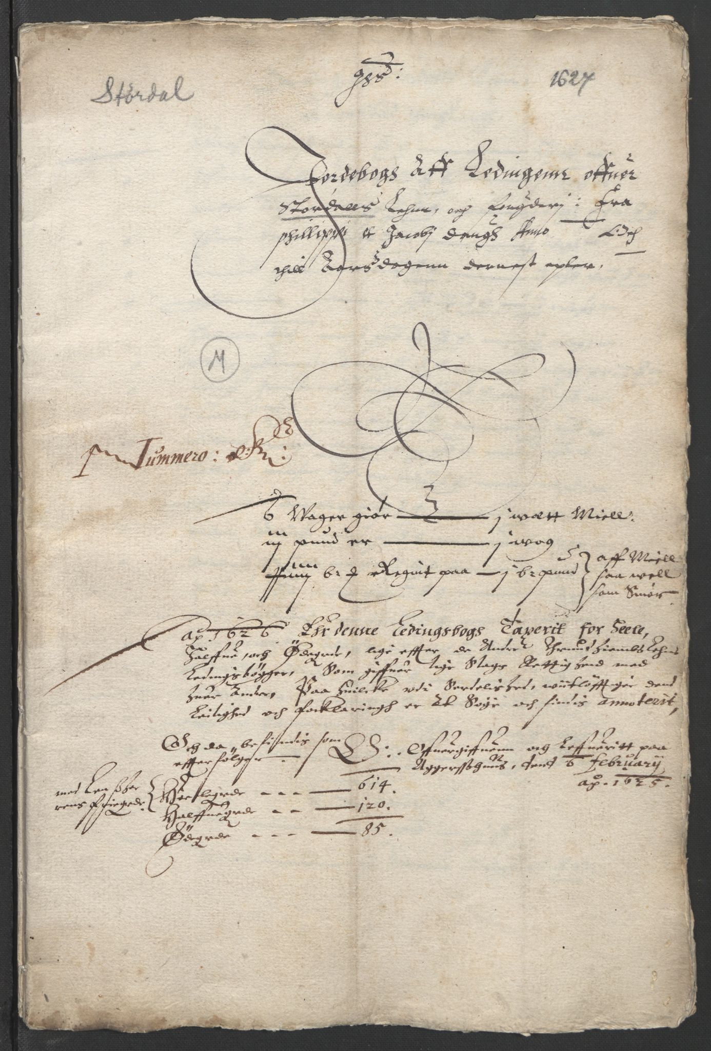 Stattholderembetet 1572-1771, AV/RA-EA-2870/Ek/L0006/0001: Jordebøker til utlikning av garnisonsskatt 1624-1626: / Jordebøker for Trondheim len, 1624, p. 57