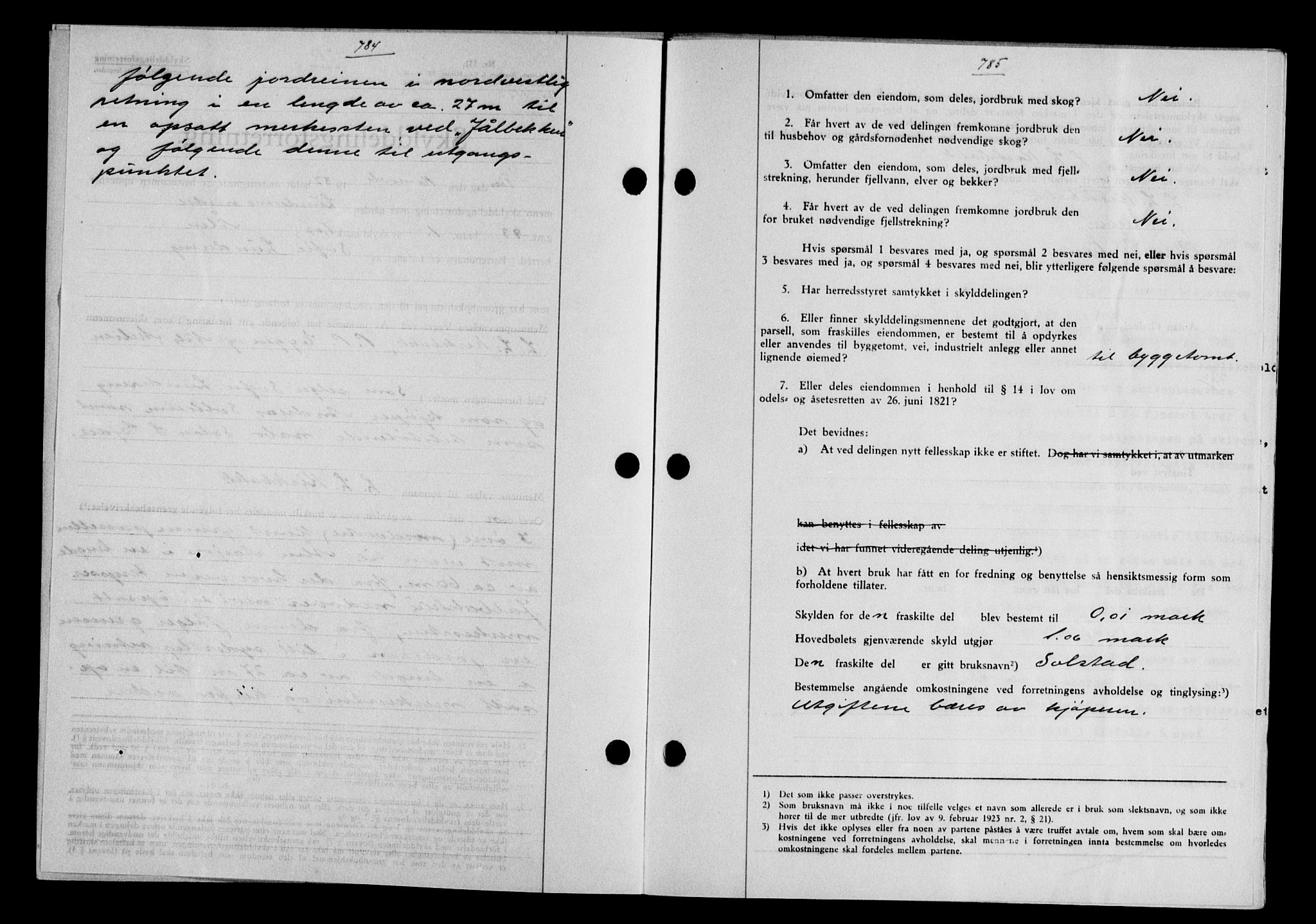 Gauldal sorenskriveri, SAT/A-0014/1/2/2C/L0048: Mortgage book no. 51-52, 1937-1938, p. 784, Diary no: : 1502/1937