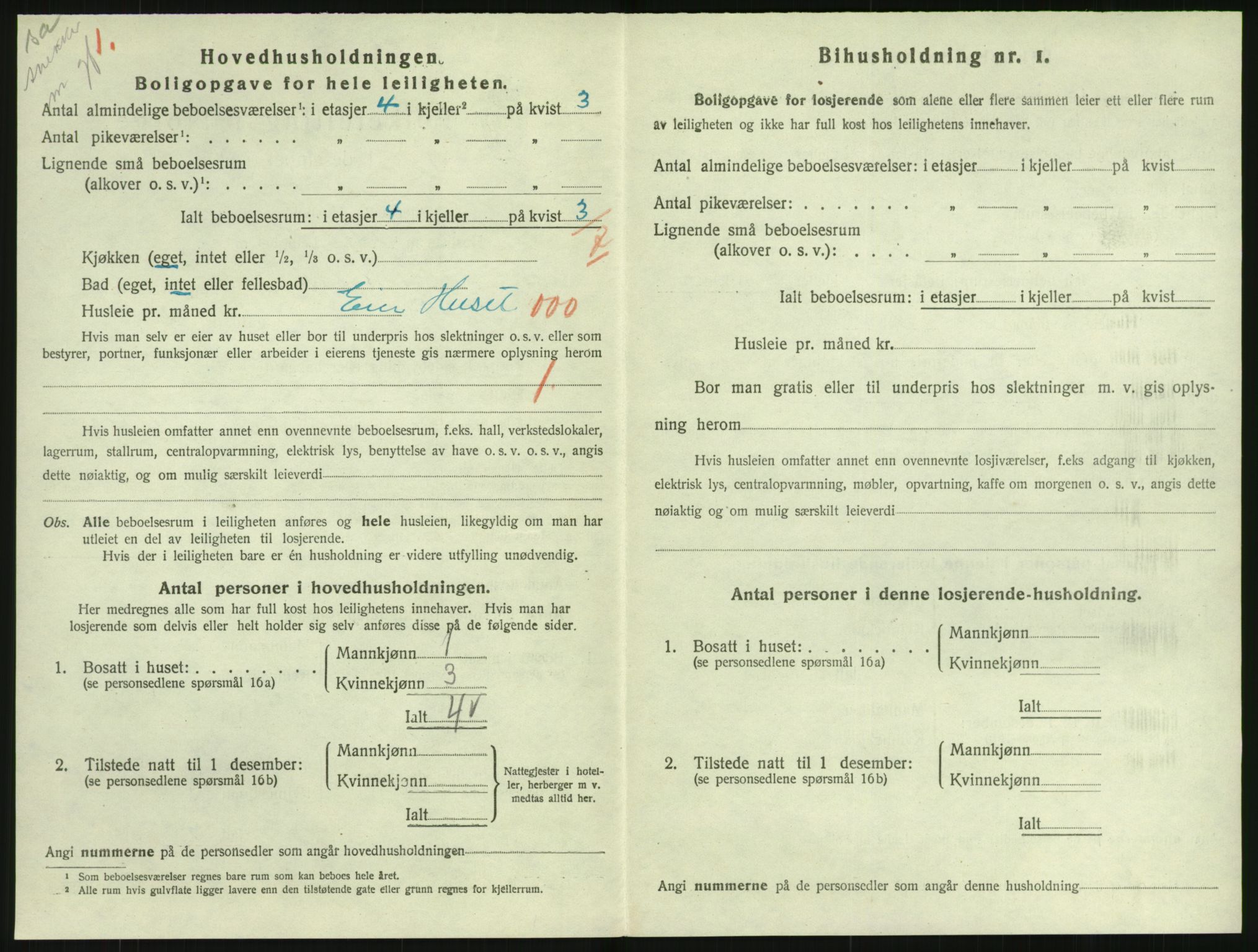 SAK, 1920 census for Lillesand, 1920, p. 876