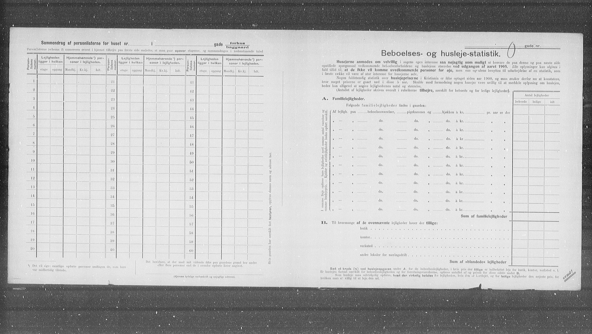 OBA, Municipal Census 1905 for Kristiania, 1905, p. 42202