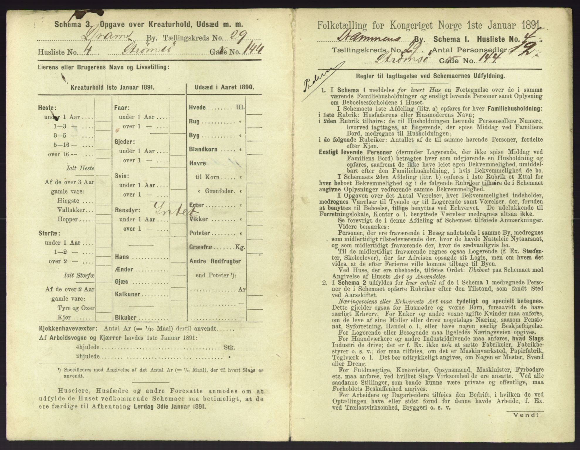 RA, 1891 census for 0602 Drammen, 1891, p. 2477