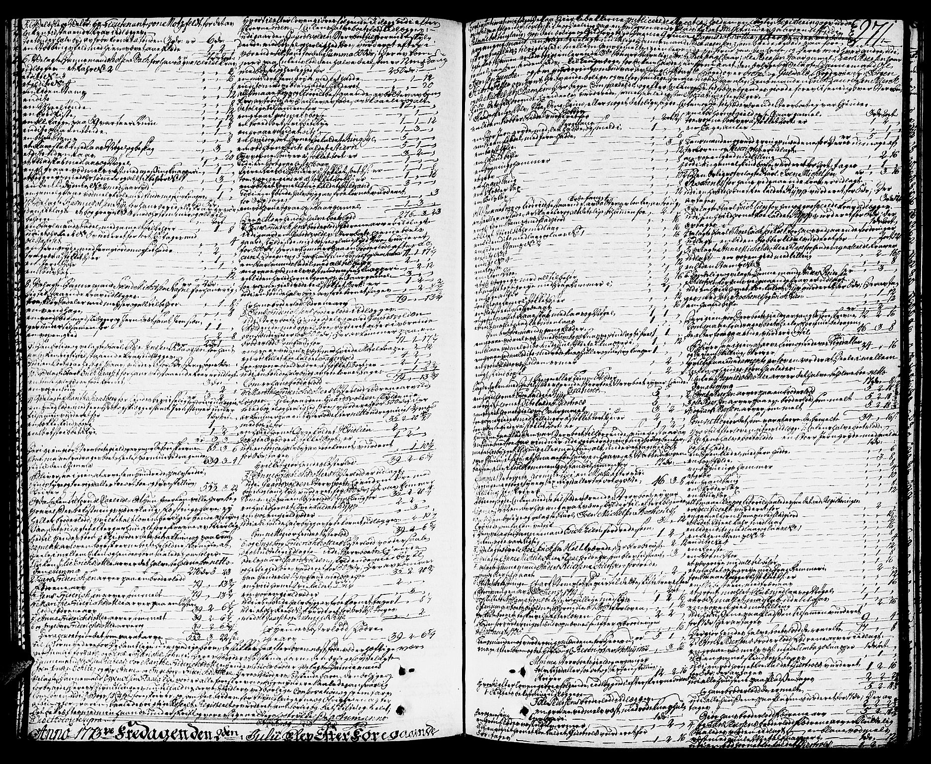 Orkdal sorenskriveri, SAT/A-4169/1/3/3Aa/L0007: Skifteprotokoller, 1767-1782, p. 270b-271a