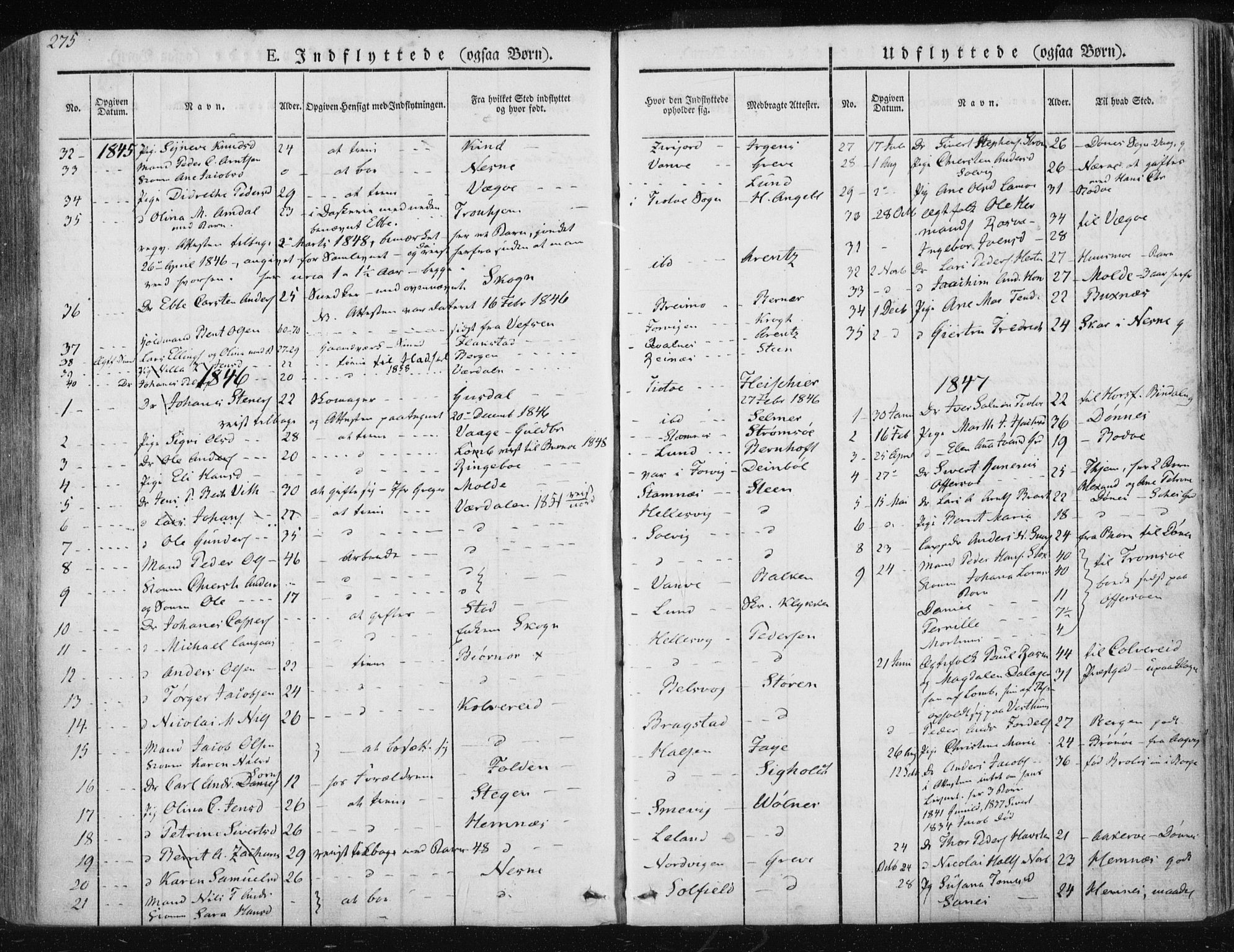 Ministerialprotokoller, klokkerbøker og fødselsregistre - Nordland, SAT/A-1459/830/L0447: Parish register (official) no. 830A11, 1831-1854, p. 275