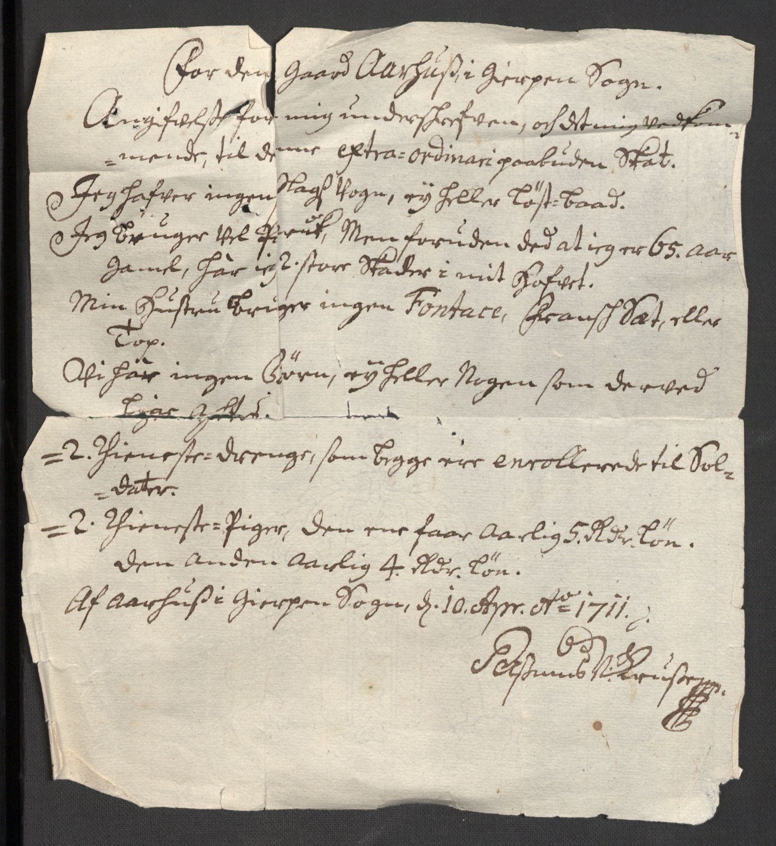 Rentekammeret inntil 1814, Reviderte regnskaper, Fogderegnskap, AV/RA-EA-4092/R36/L2121: Fogderegnskap Øvre og Nedre Telemark og Bamble, 1711, p. 601