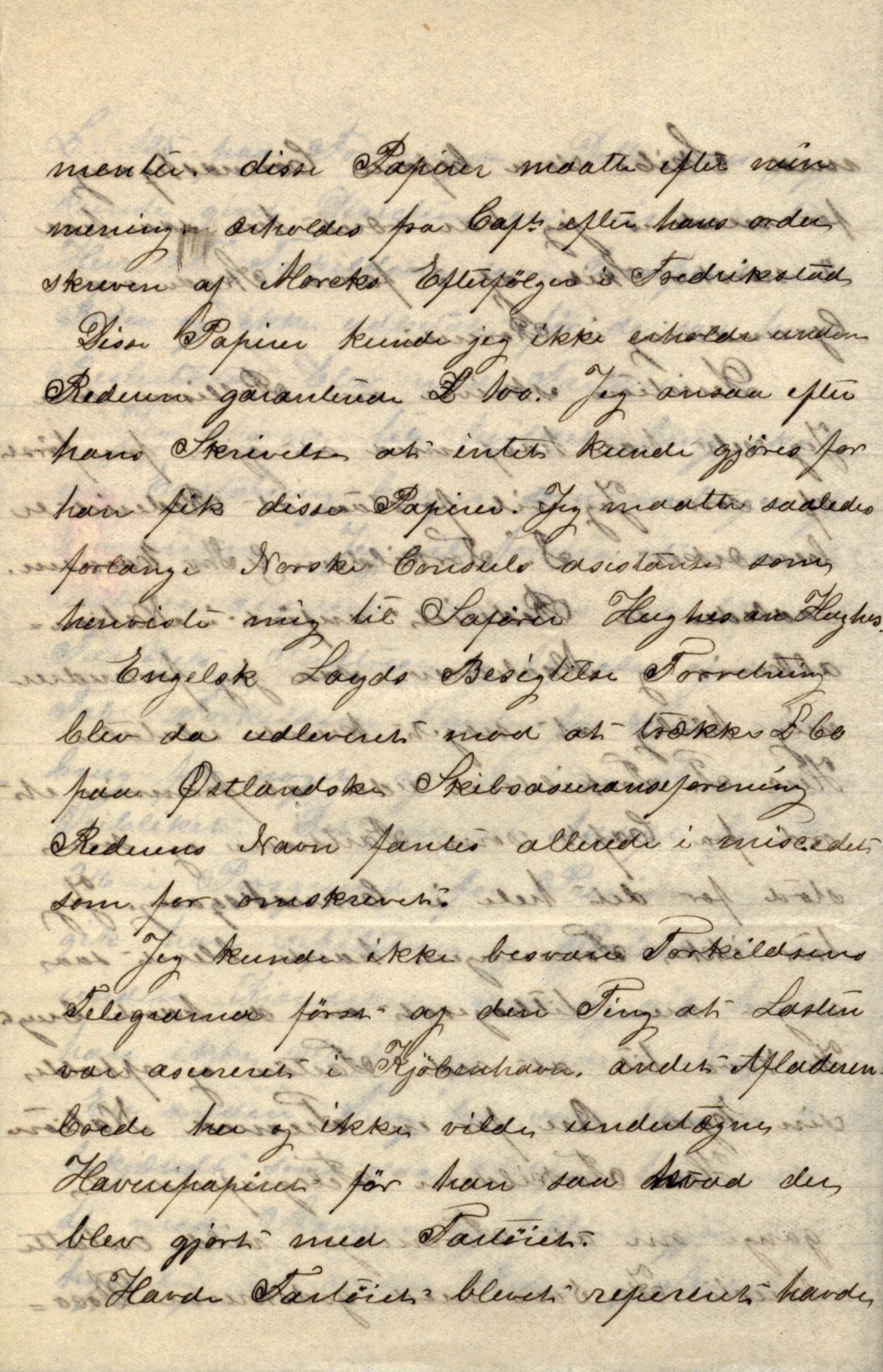 Pa 63 - Østlandske skibsassuranceforening, VEMU/A-1079/G/Ga/L0030/0001: Havaridokumenter / Leif, Korsvei, Margret, Mangerton, Mathilde, Island, Andover, 1893, p. 105