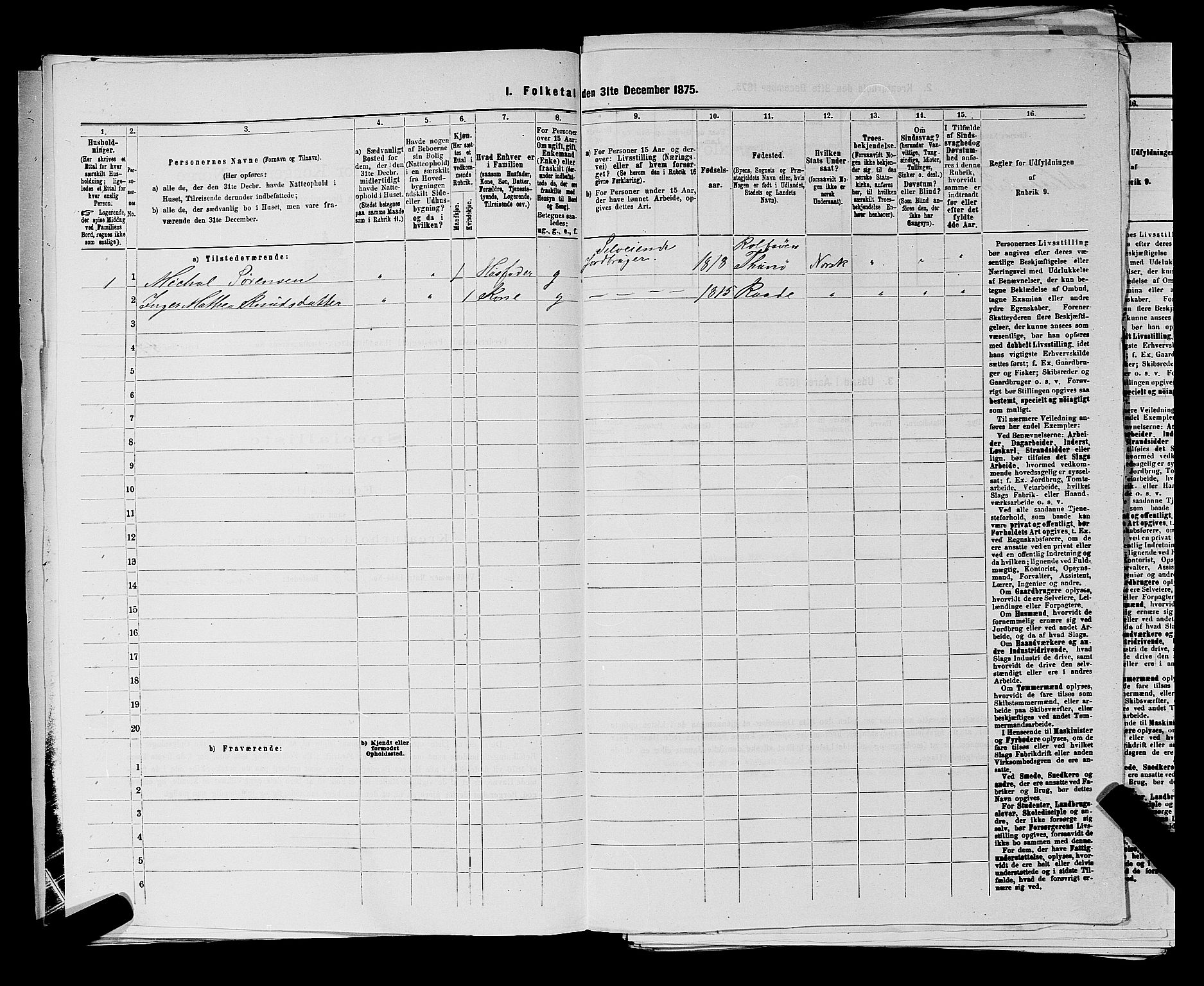 RA, 1875 census for 0132L Fredrikstad/Glemmen, 1875, p. 895