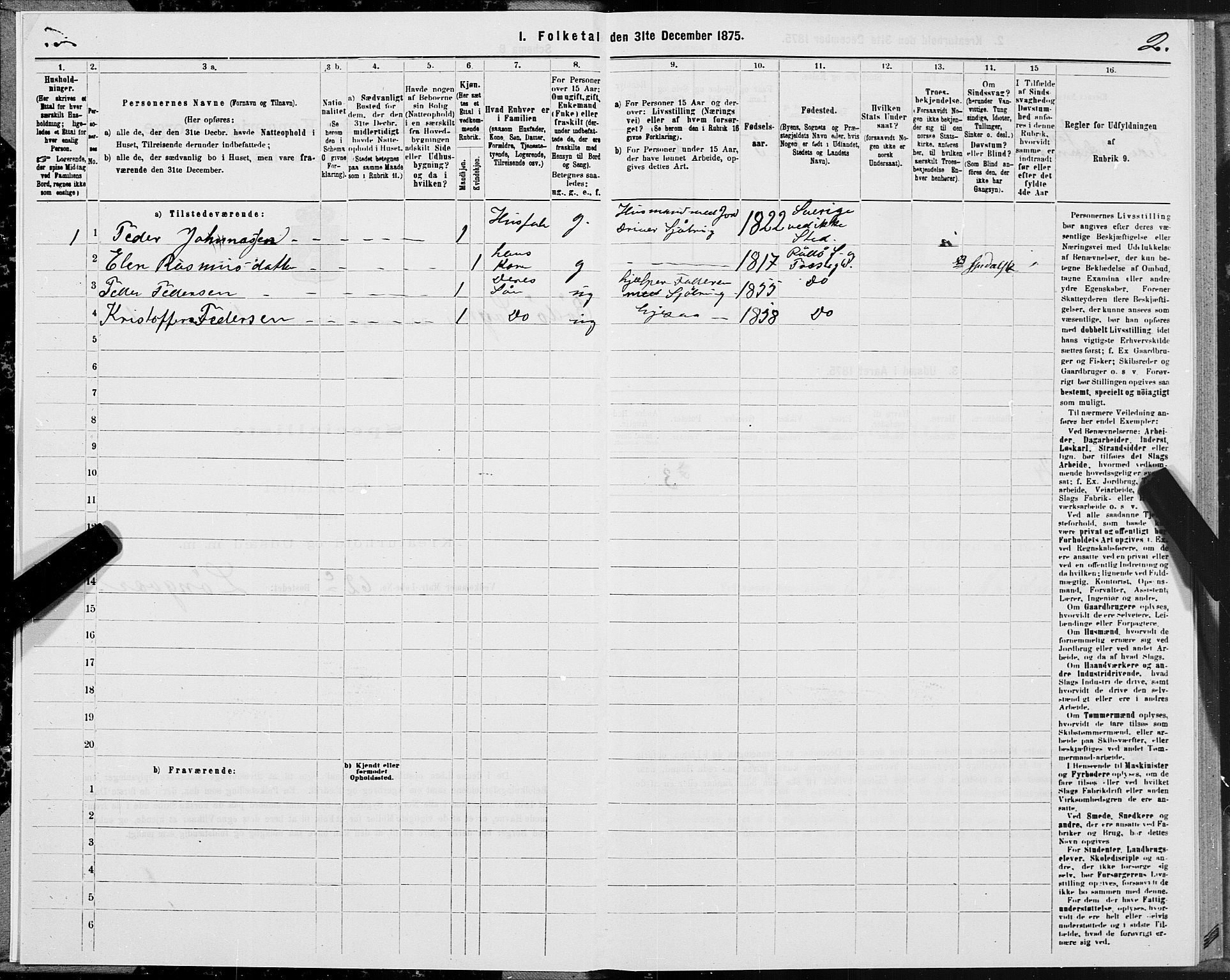 SAT, 1875 census for 1836P Rødøy, 1875, p. 1002