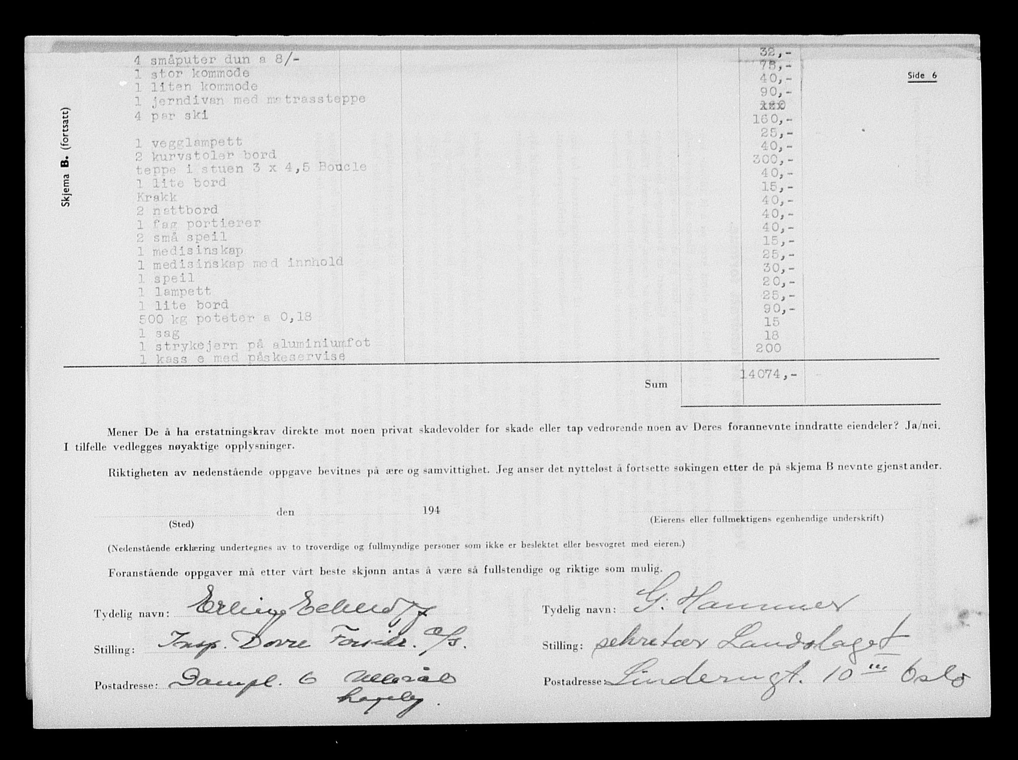 Justisdepartementet, Tilbakeføringskontoret for inndratte formuer, AV/RA-S-1564/H/Hc/Hcc/L0948: --, 1945-1947, p. 24
