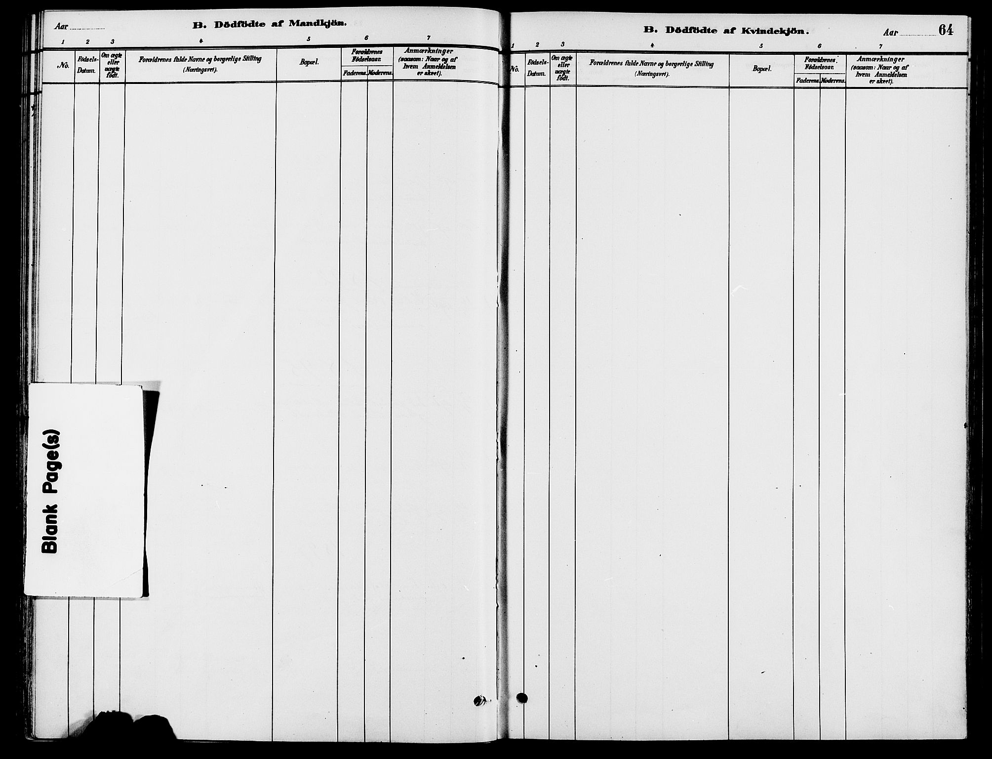 Engerdal prestekontor, AV/SAH-PREST-048/H/Ha/Haa/L0001: Parish register (official) no. 1, 1881-1898, p. 64