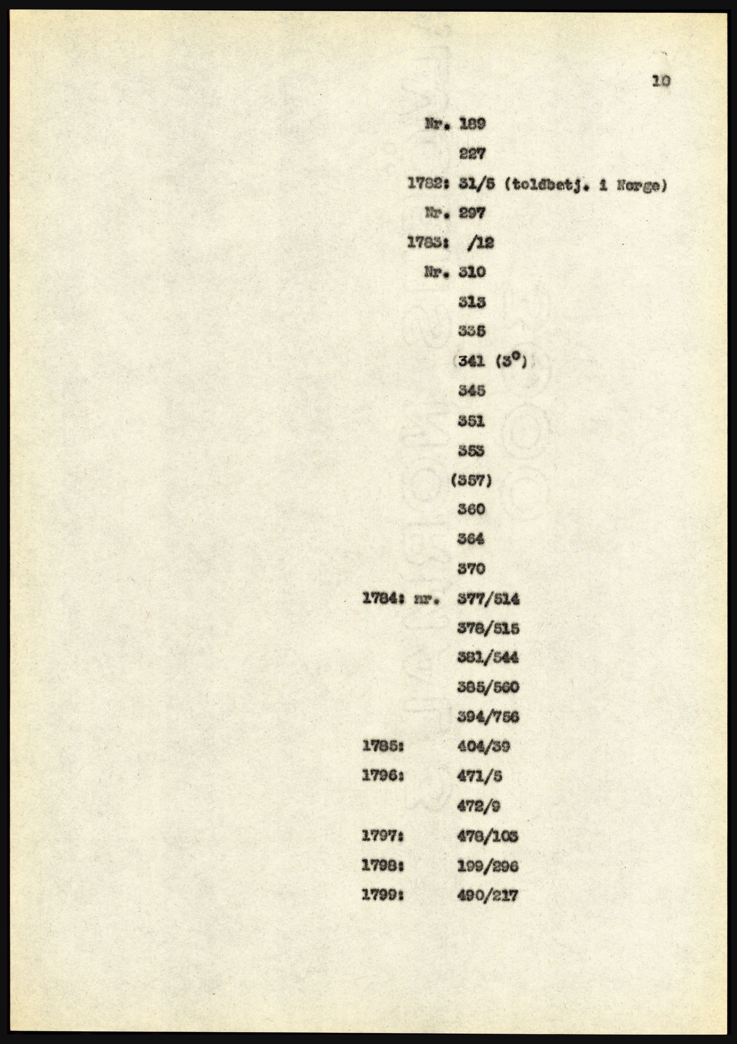 Riksarkivet, Seksjon for eldre arkiv og spesialsamlinger, AV/RA-EA-6797/H/Ha, 1953, p. 10