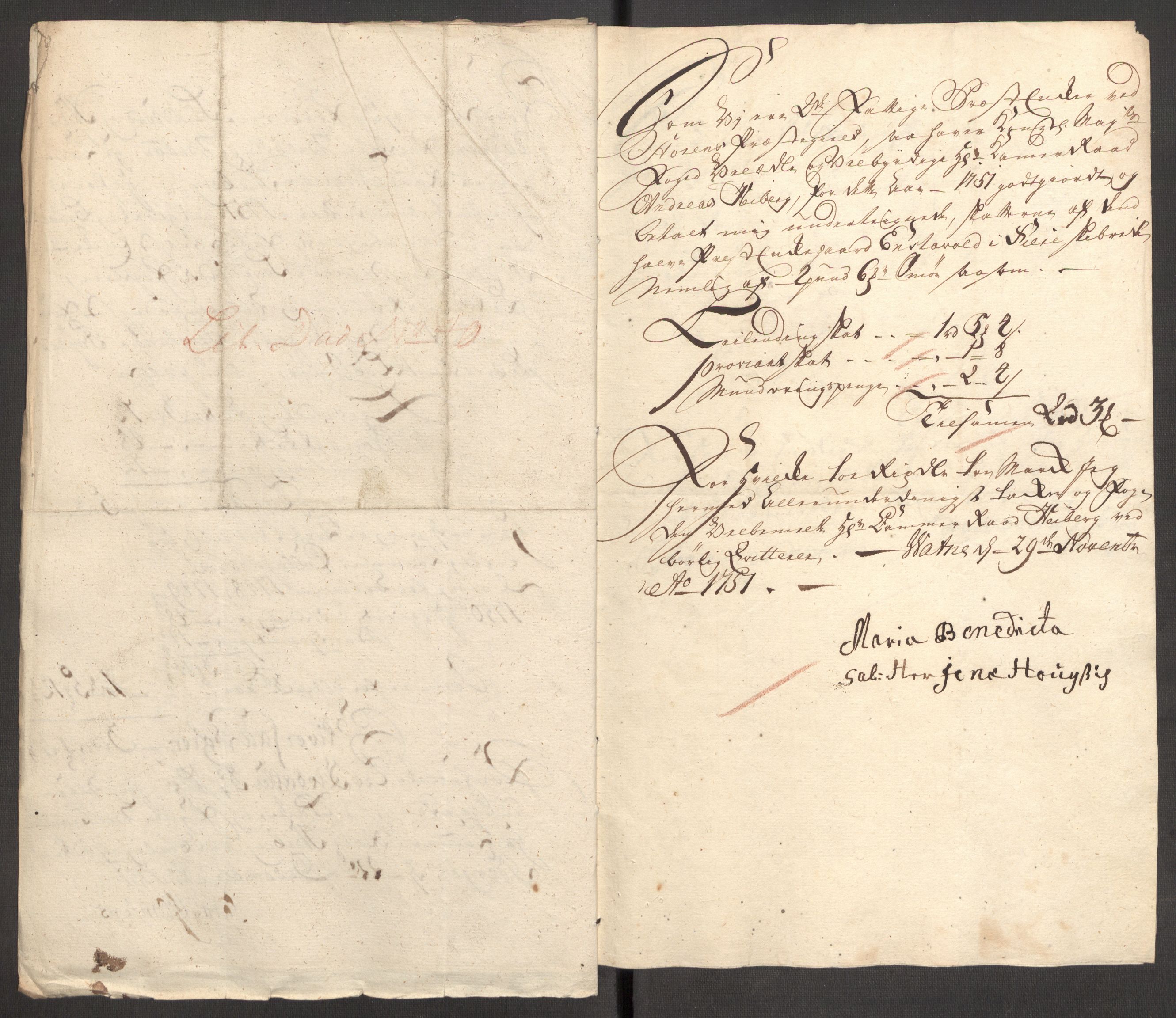 Rentekammeret inntil 1814, Reviderte regnskaper, Fogderegnskap, AV/RA-EA-4092/R48/L3056: Fogderegnskap Sunnhordland og Hardanger, 1751, p. 311