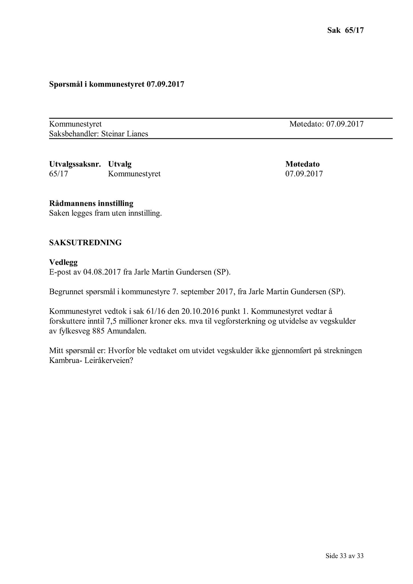 Klæbu Kommune, TRKO/KK/01-KS/L010: Kommunestyret - Møtedokumenter, 2017, p. 1828