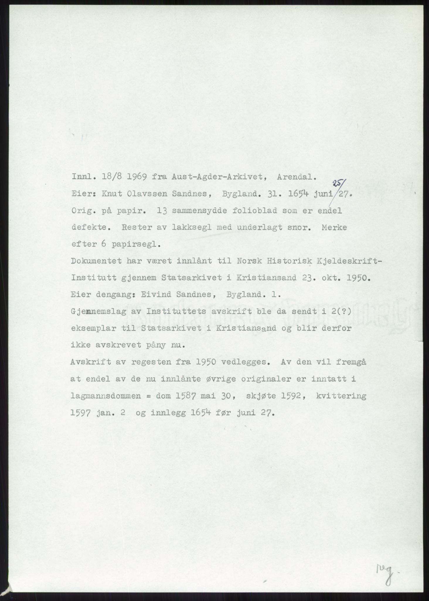 Samlinger til kildeutgivelse, Diplomavskriftsamlingen, RA/EA-4053/H/Ha, p. 1938