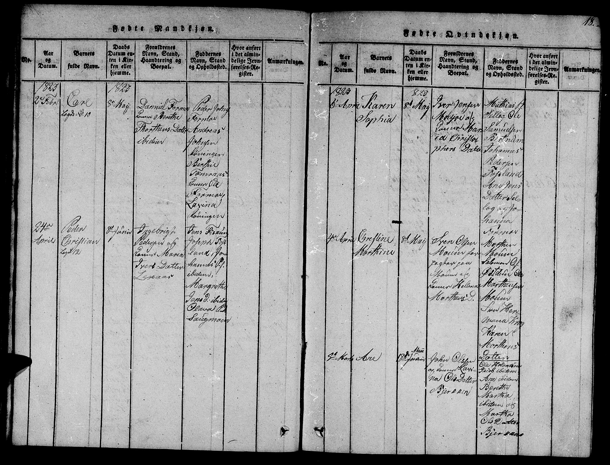 Ministerialprotokoller, klokkerbøker og fødselsregistre - Nord-Trøndelag, SAT/A-1458/758/L0521: Parish register (copy) no. 758C01, 1816-1825, p. 18