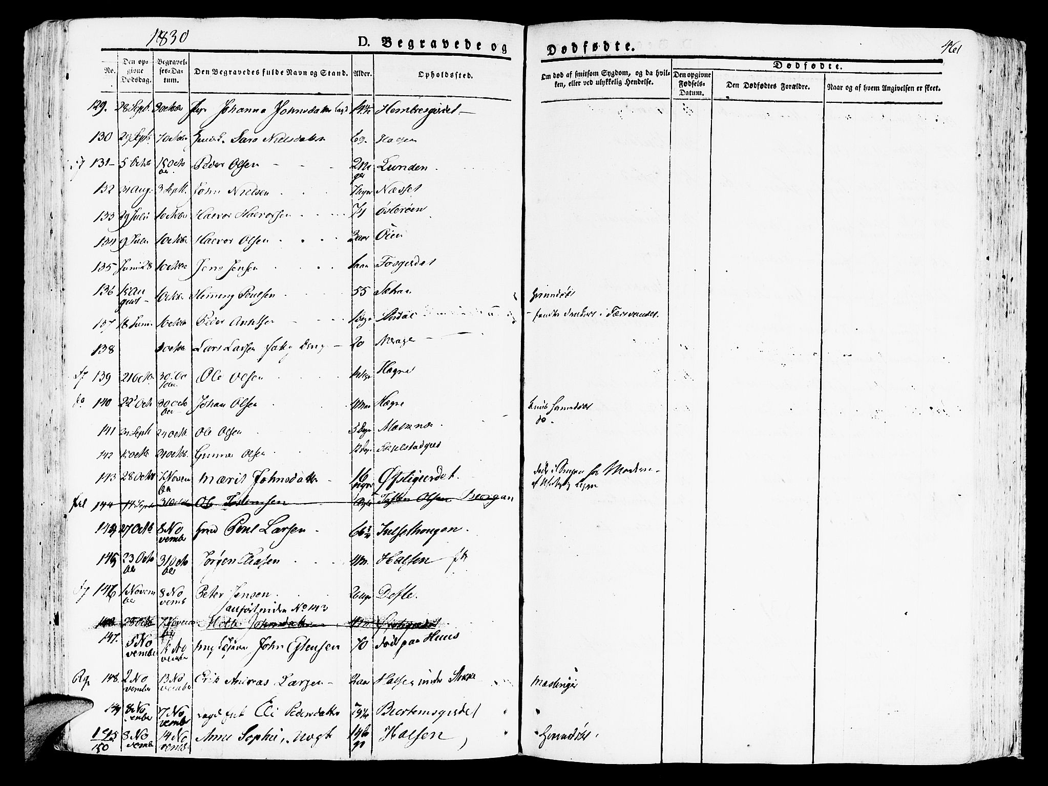 Ministerialprotokoller, klokkerbøker og fødselsregistre - Nord-Trøndelag, SAT/A-1458/709/L0070: Parish register (official) no. 709A10, 1820-1832, p. 461