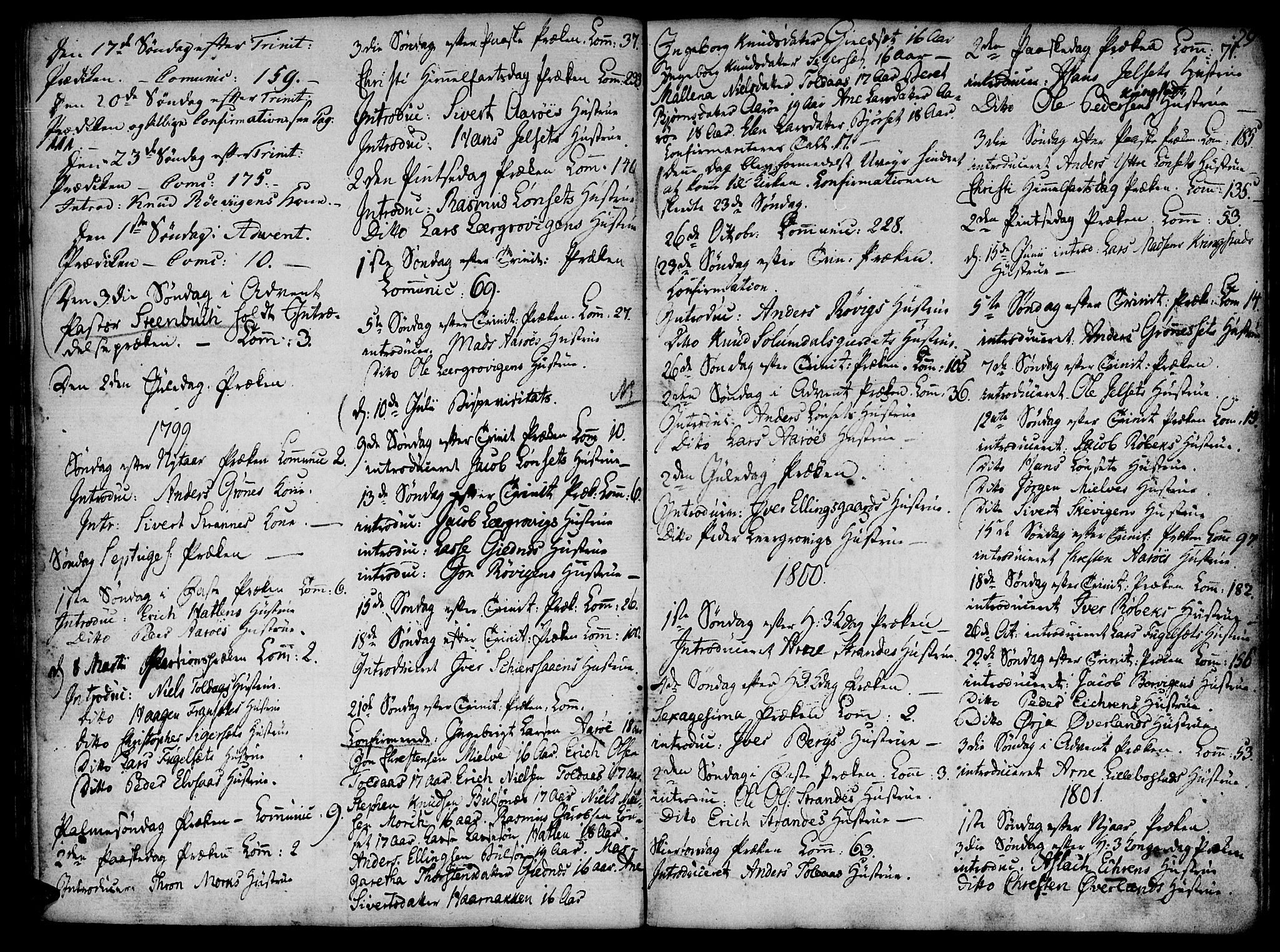 Ministerialprotokoller, klokkerbøker og fødselsregistre - Møre og Romsdal, SAT/A-1454/555/L0649: Parish register (official) no. 555A02 /1, 1795-1821, p. 29