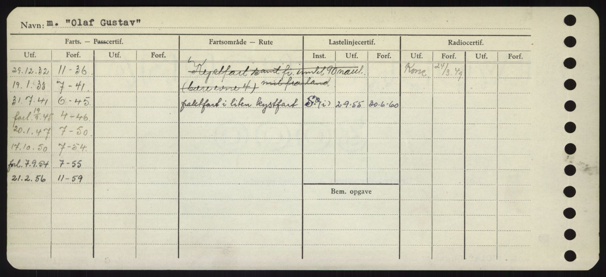 Sjøfartsdirektoratet med forløpere, Skipsmålingen, RA/S-1627/H/Hd/L0028: Fartøy, O, p. 174