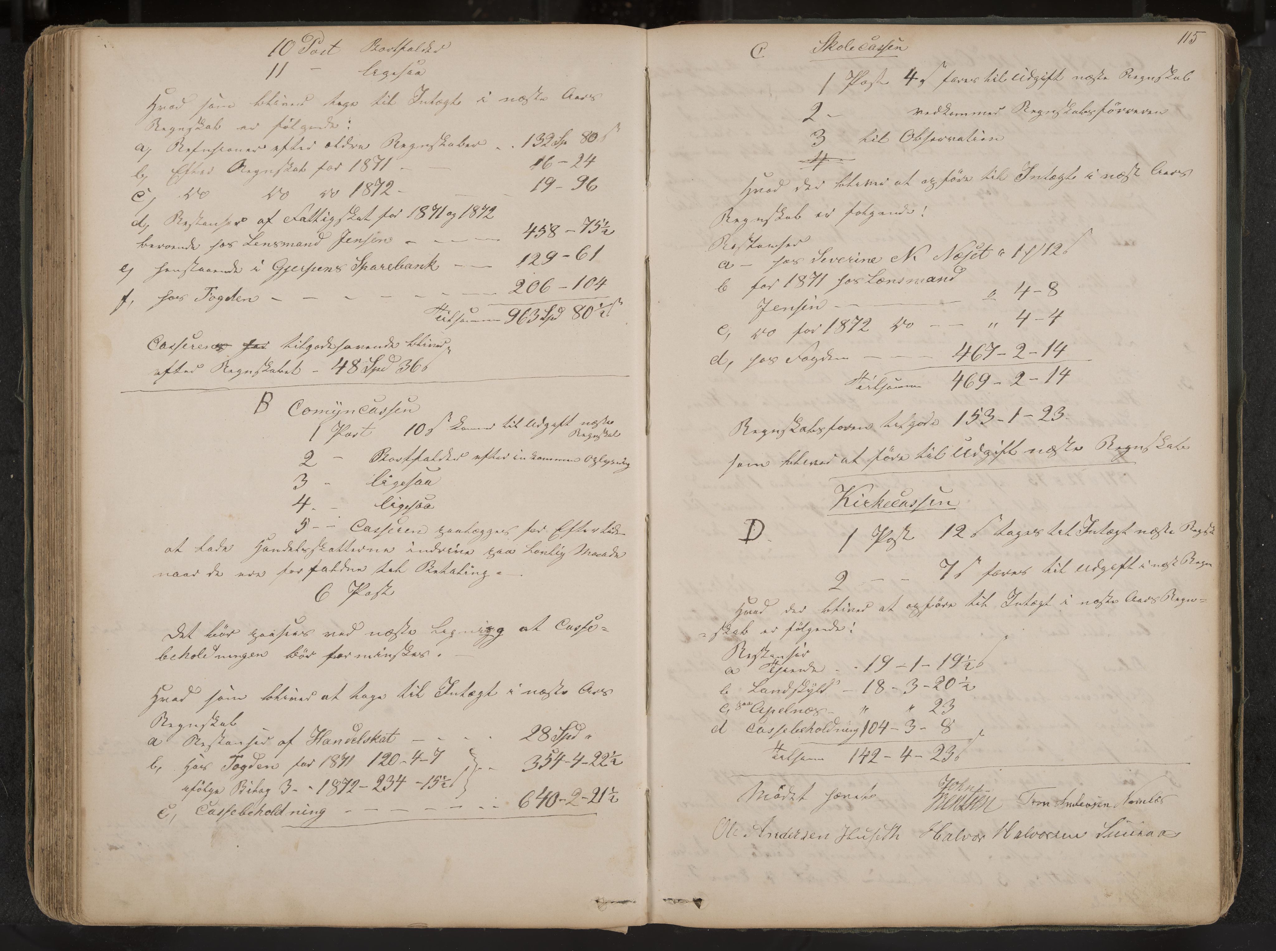 Holla formannskap og sentraladministrasjon, IKAK/0819021-1/A/L0002: Møtebok, 1864-1880, p. 115