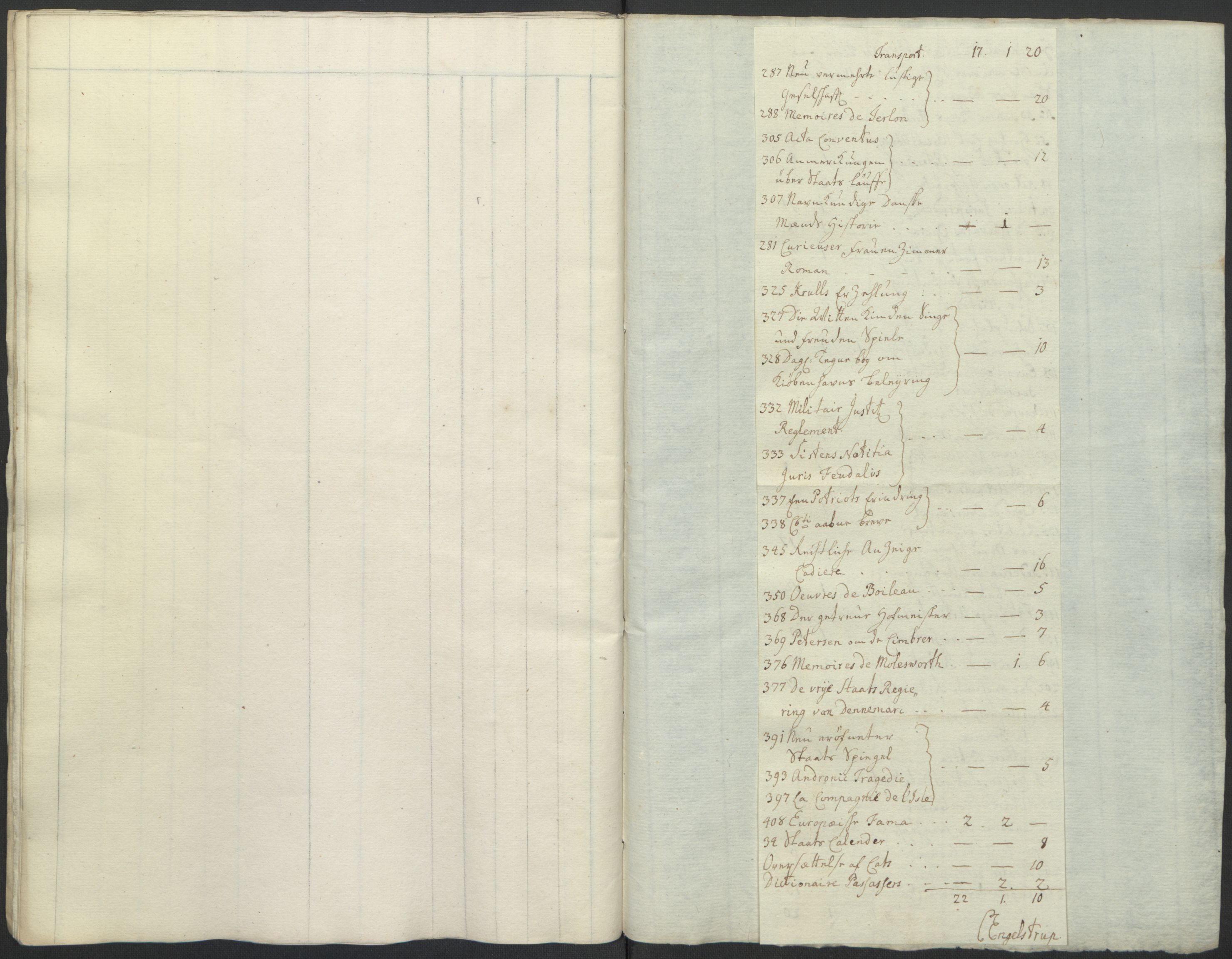 Forsvaret, Generalauditøren, AV/RA-RAFA-1772/F/Fj/Fja/L0037: --, 1737-1820, p. 28
