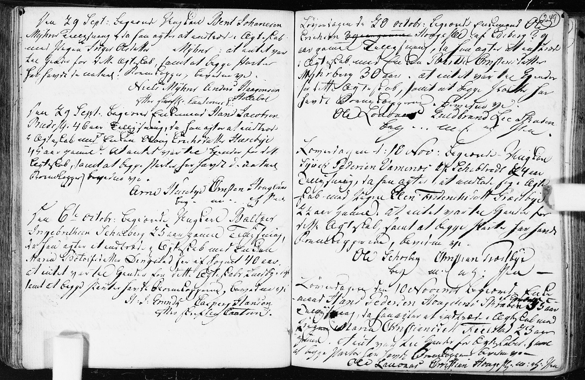 Spydeberg prestekontor Kirkebøker, AV/SAO-A-10924/F/Fa/L0003: Parish register (official) no. I 3, 1778-1814, p. 249