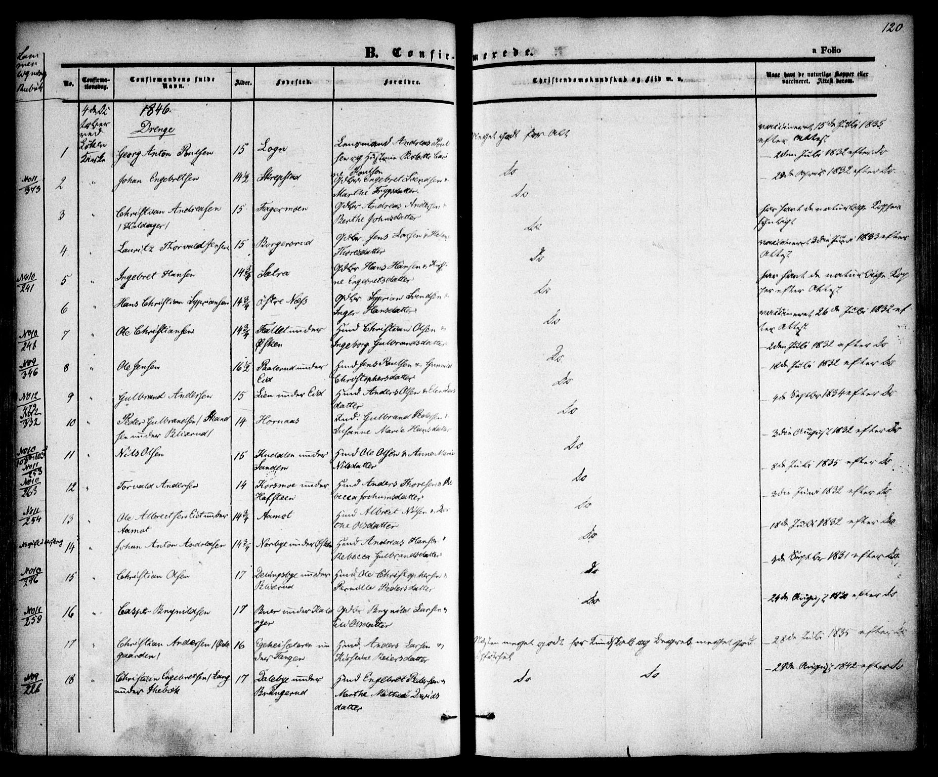 Høland prestekontor Kirkebøker, SAO/A-10346a/F/Fa/L0009: Parish register (official) no. I 9, 1846-1853, p. 120