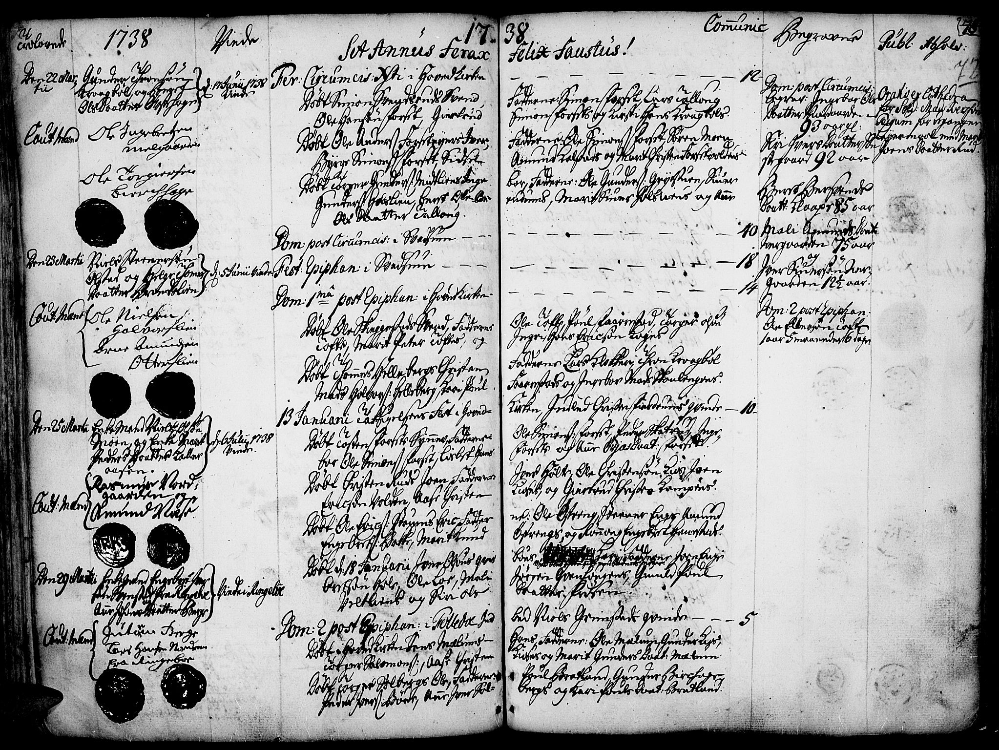 Gausdal prestekontor, SAH/PREST-090/H/Ha/Haa/L0002: Parish register (official) no. 2, 1729-1757, p. 72