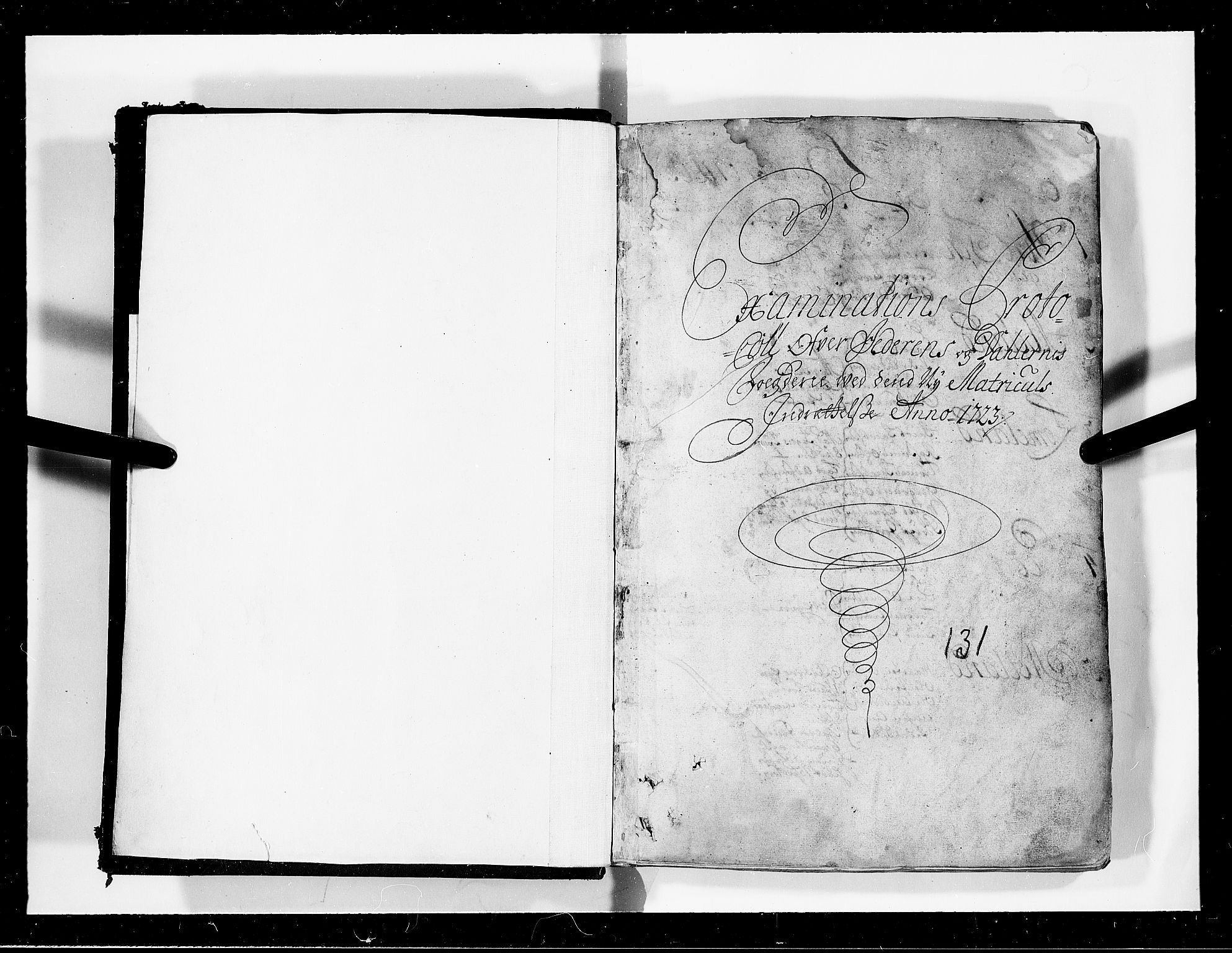 Rentekammeret inntil 1814, Realistisk ordnet avdeling, RA/EA-4070/N/Nb/Nbf/L0131: Jæren og Dalane eksaminasjonsprotokoll, 1723, p. 2