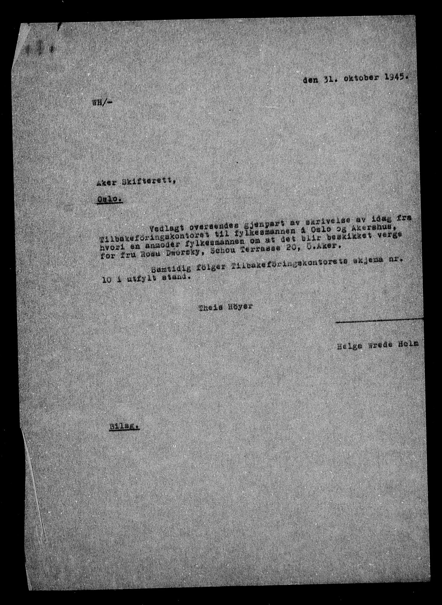 Justisdepartementet, Tilbakeføringskontoret for inndratte formuer, AV/RA-S-1564/H/Hc/Hcc/L0932: --, 1945-1947, p. 17