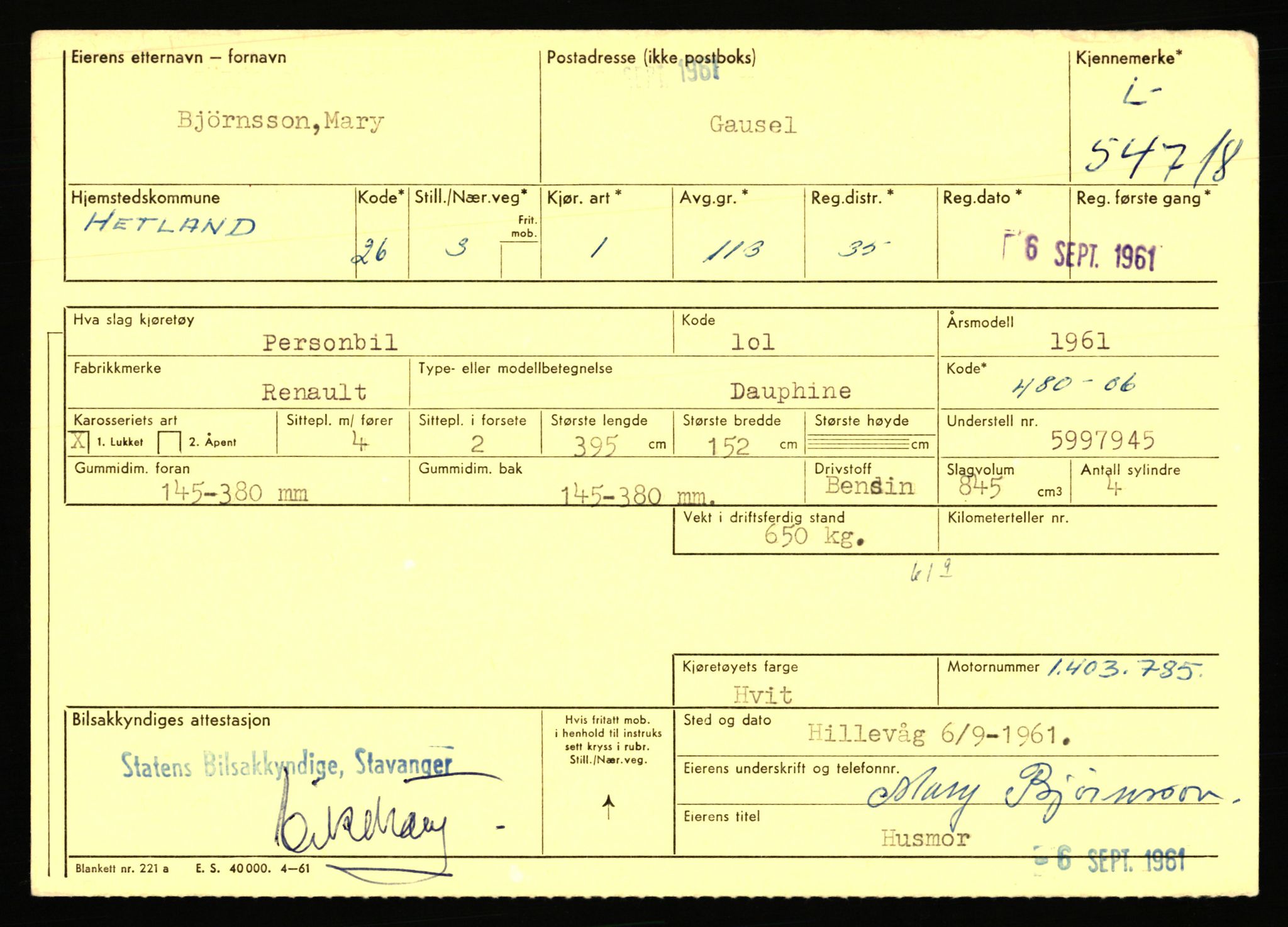 Stavanger trafikkstasjon, AV/SAST-A-101942/0/F/L0054: L-54200 - L-55699, 1930-1971, p. 1079