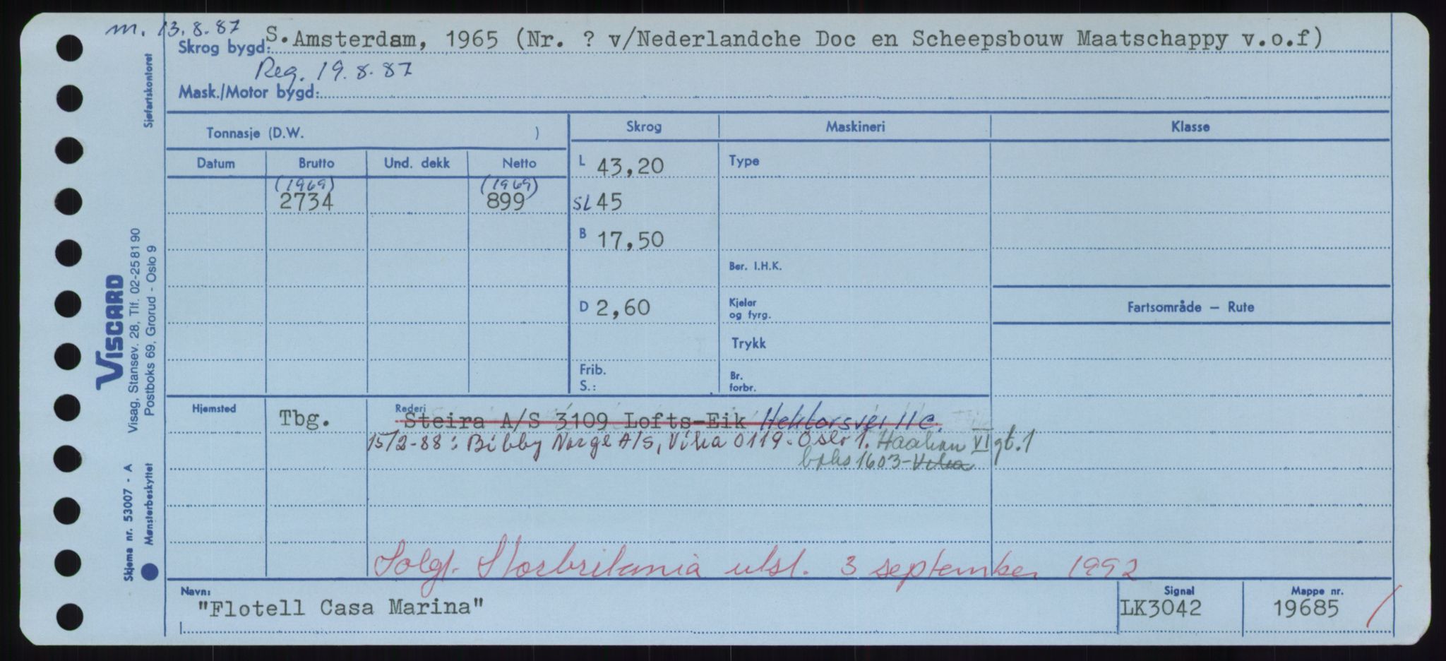 Sjøfartsdirektoratet med forløpere, Skipsmålingen, RA/S-1627/H/Hd/L0011: Fartøy, Fla-Får, p. 61