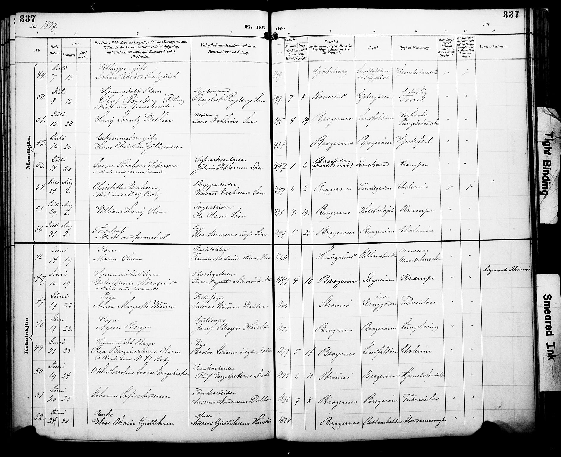 Bragernes kirkebøker, AV/SAKO-A-6/F/Fb/L0008: Parish register (official) no. II 8, 1894-1902, p. 337