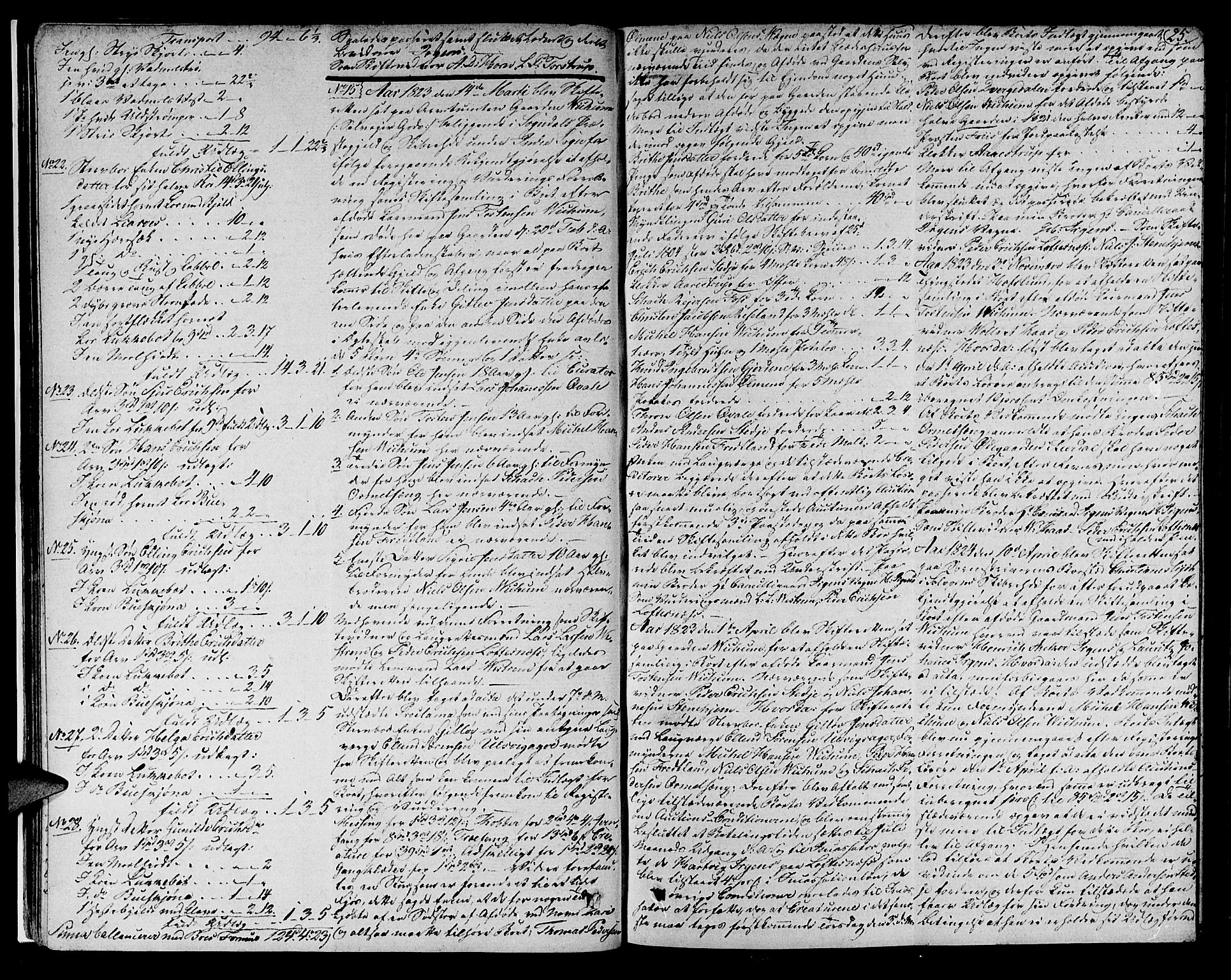 Indre Sogn tingrett, AV/SAB-A-3301/1/H/Ha/L0014a: Skifteprotokoll 14a, 1824-1826, p. 24b-25a