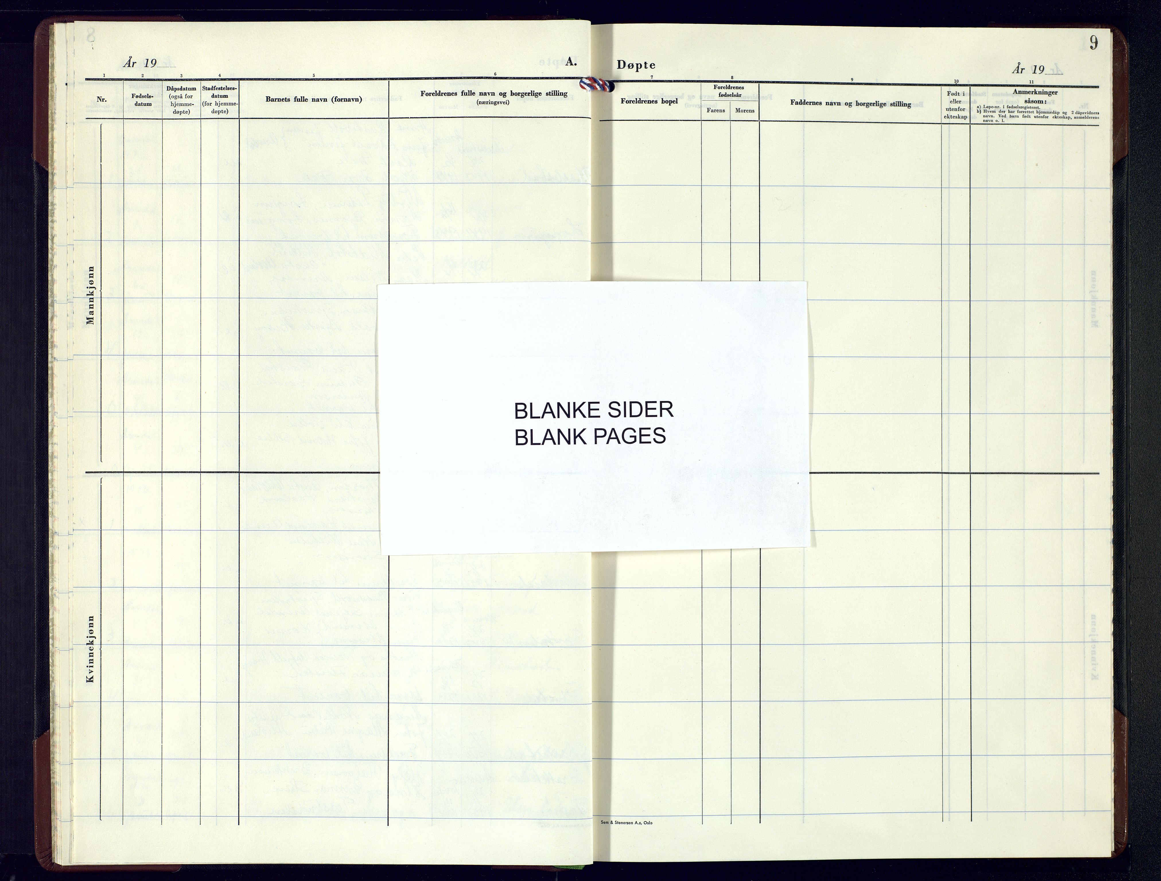 Austre Moland sokneprestkontor, AV/SAK-1111-0001/F/Fb/Fba/L0007: Parish register (copy) no. B-6, 1972-1974, p. 9