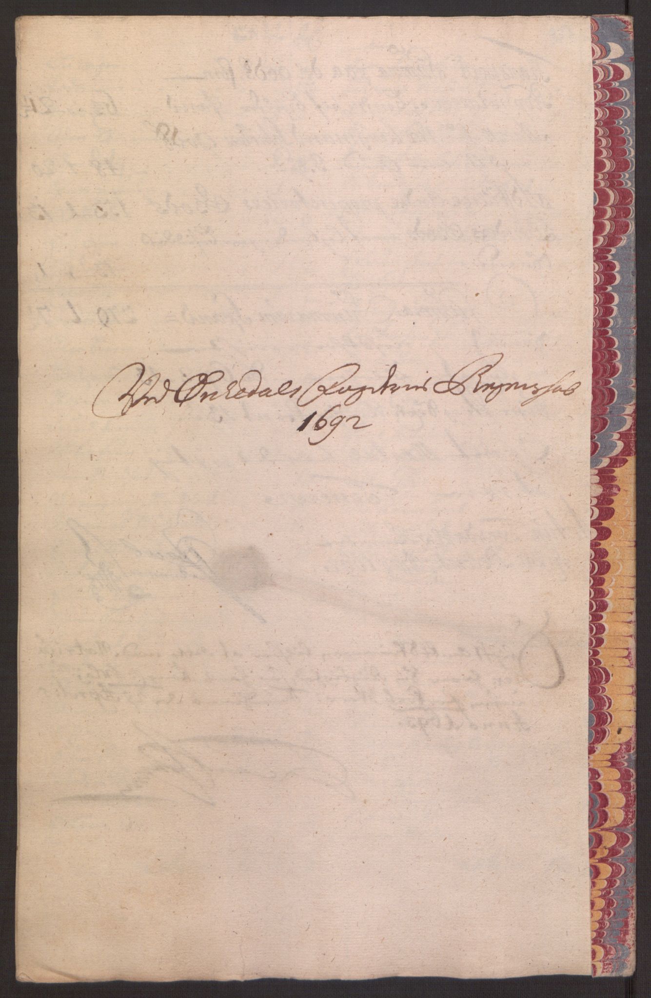 Rentekammeret inntil 1814, Reviderte regnskaper, Fogderegnskap, RA/EA-4092/R58/L3937: Fogderegnskap Orkdal, 1691-1692, p. 313