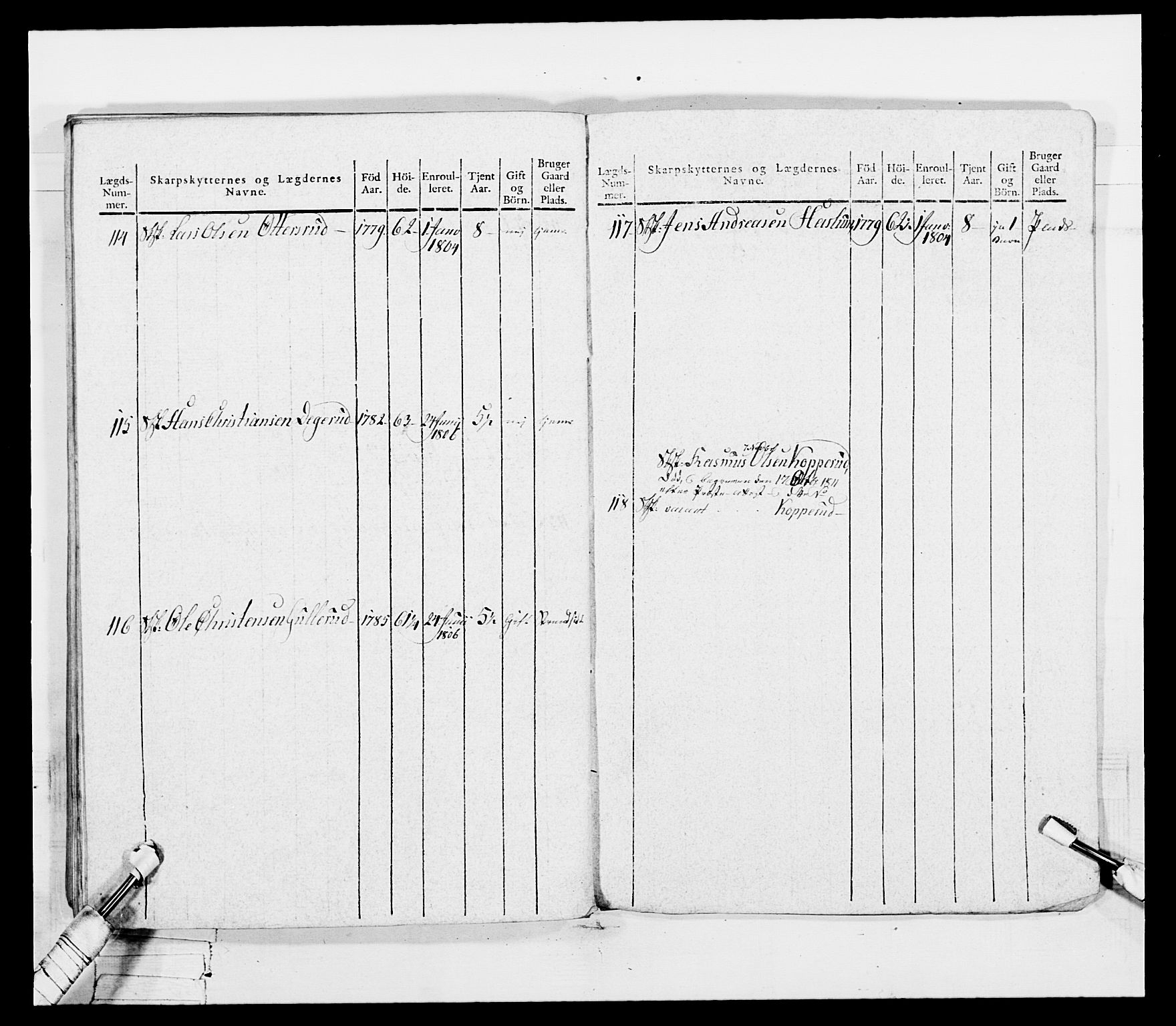 Generalitets- og kommissariatskollegiet, Det kongelige norske kommissariatskollegium, AV/RA-EA-5420/E/Eh/L0049: Akershusiske skarpskytterregiment, 1812, p. 525