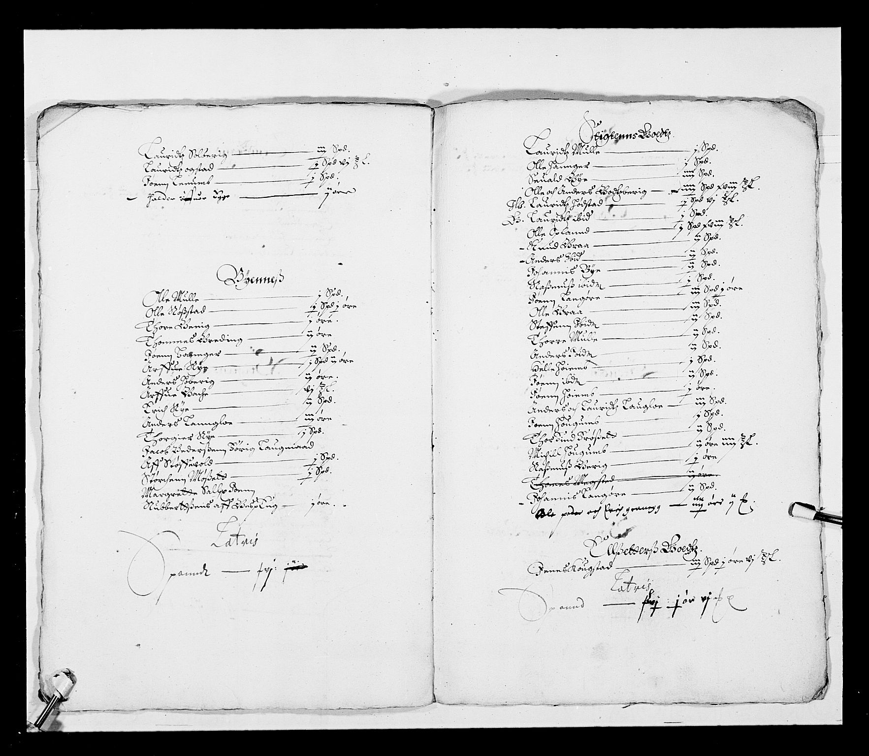 Stattholderembetet 1572-1771, AV/RA-EA-2870/Ek/L0027/0001: Jordebøker 1633-1658: / Jordebøker for Trondheim len, 1643-1644, p. 149